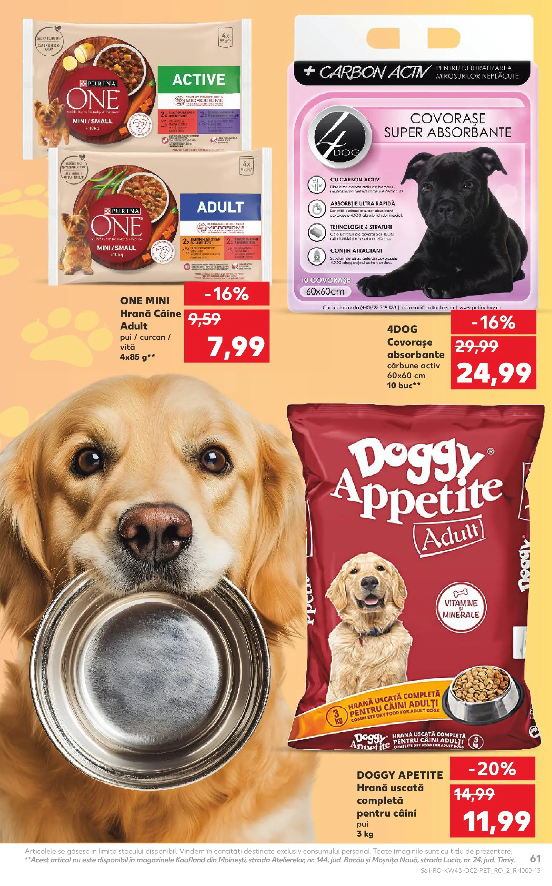 Catalog Kaufland 22 - 27 Octombrie 2025 | Pagina 61 | Produse: Hacıyatmaz Kedi Oyuncağı, Absorbante