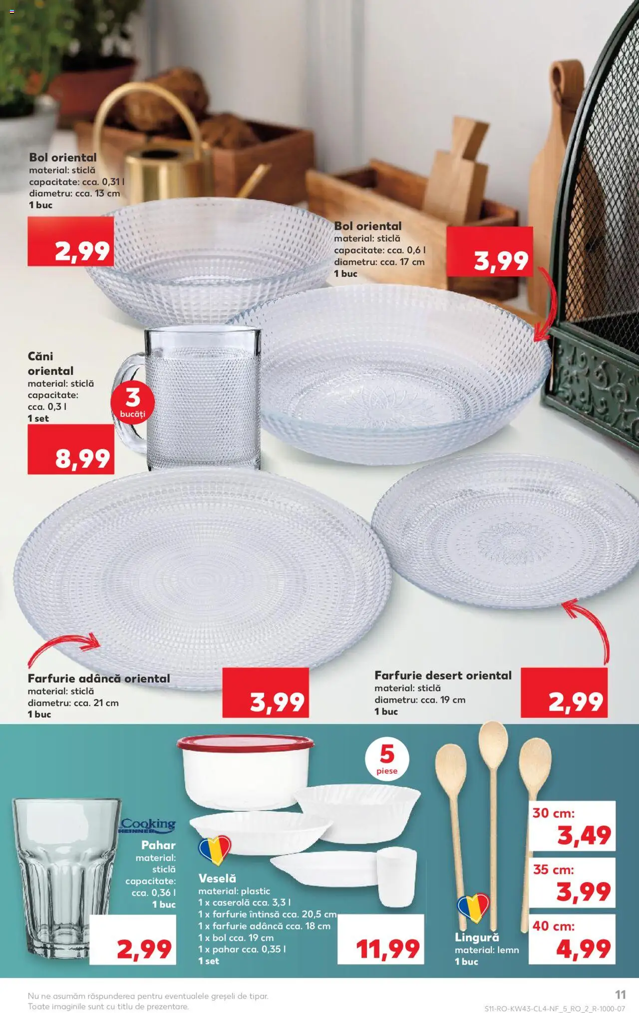 Catalog Kaufland 22 - 27 Octombrie 2025 | Pagina 11 | Produse: Bol, Farfurie