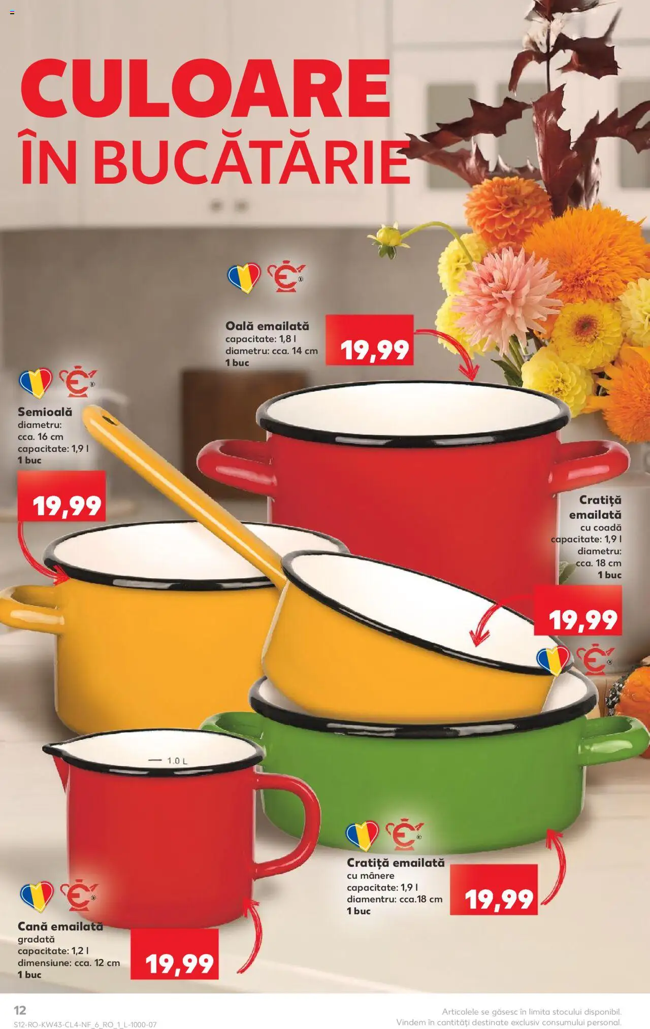 Catalog Kaufland 22 - 27 Octombrie 2025 | Pagina 12 | Produse: Cratiță, Oală, Bucătărie