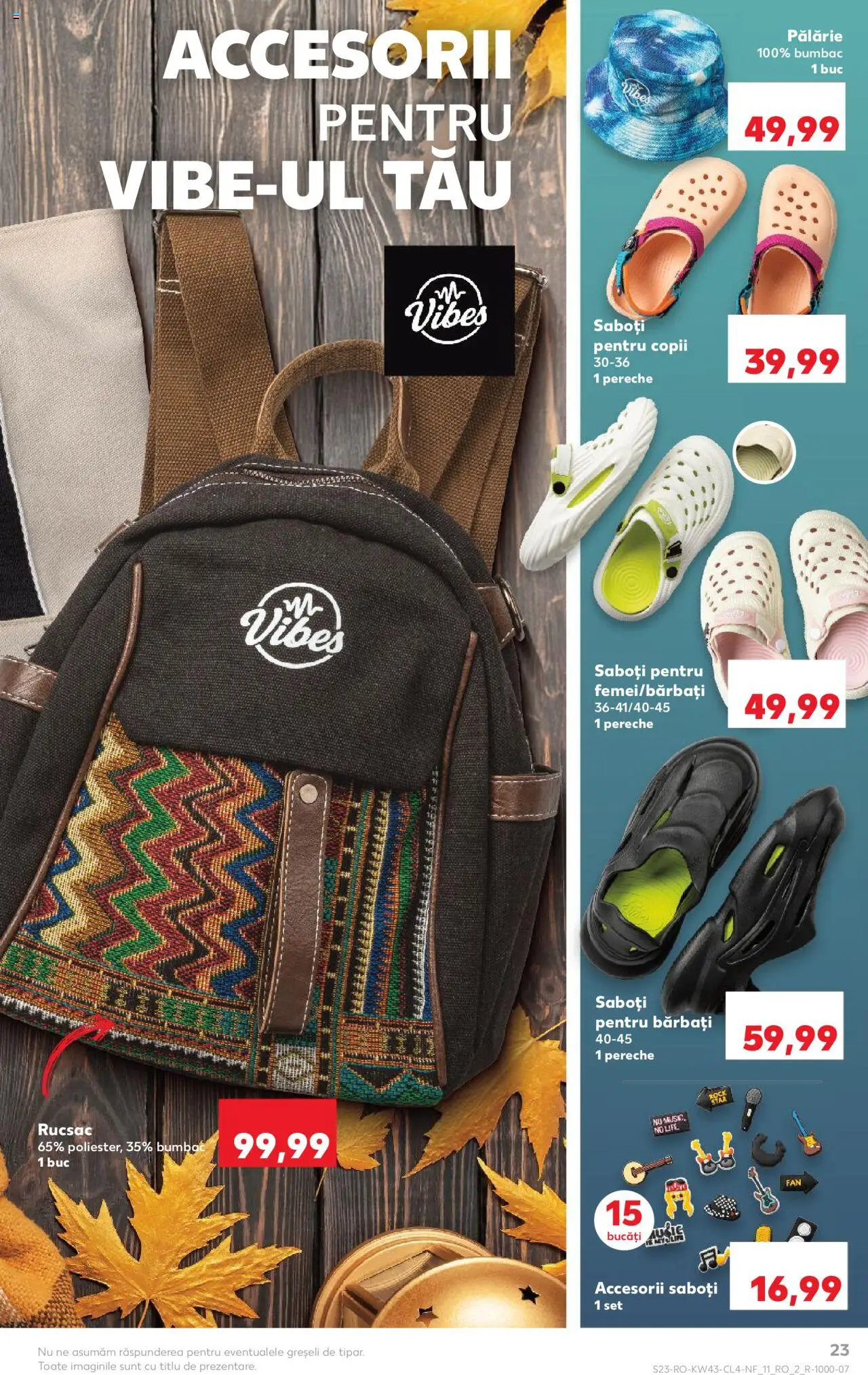 Catalog Kaufland 22 - 27 Octombrie 2025 | Pagina 23 | Produse: Pălărie, Rucsac