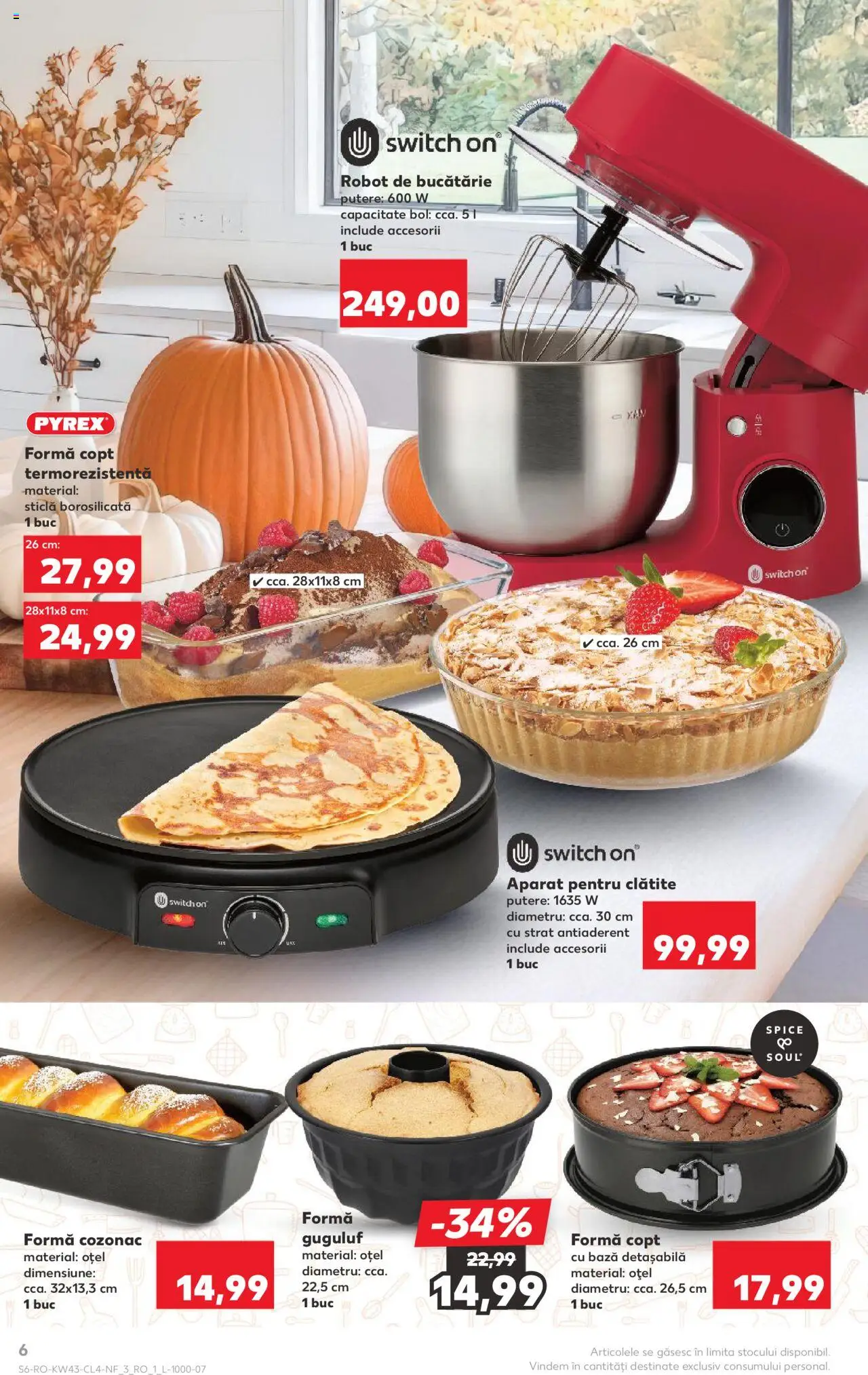 Catalog Kaufland 22 - 27 Octombrie 2025 | Pagina 6 | Produse: Robot de bucătarie, Robot, Bucătărie, Clătite