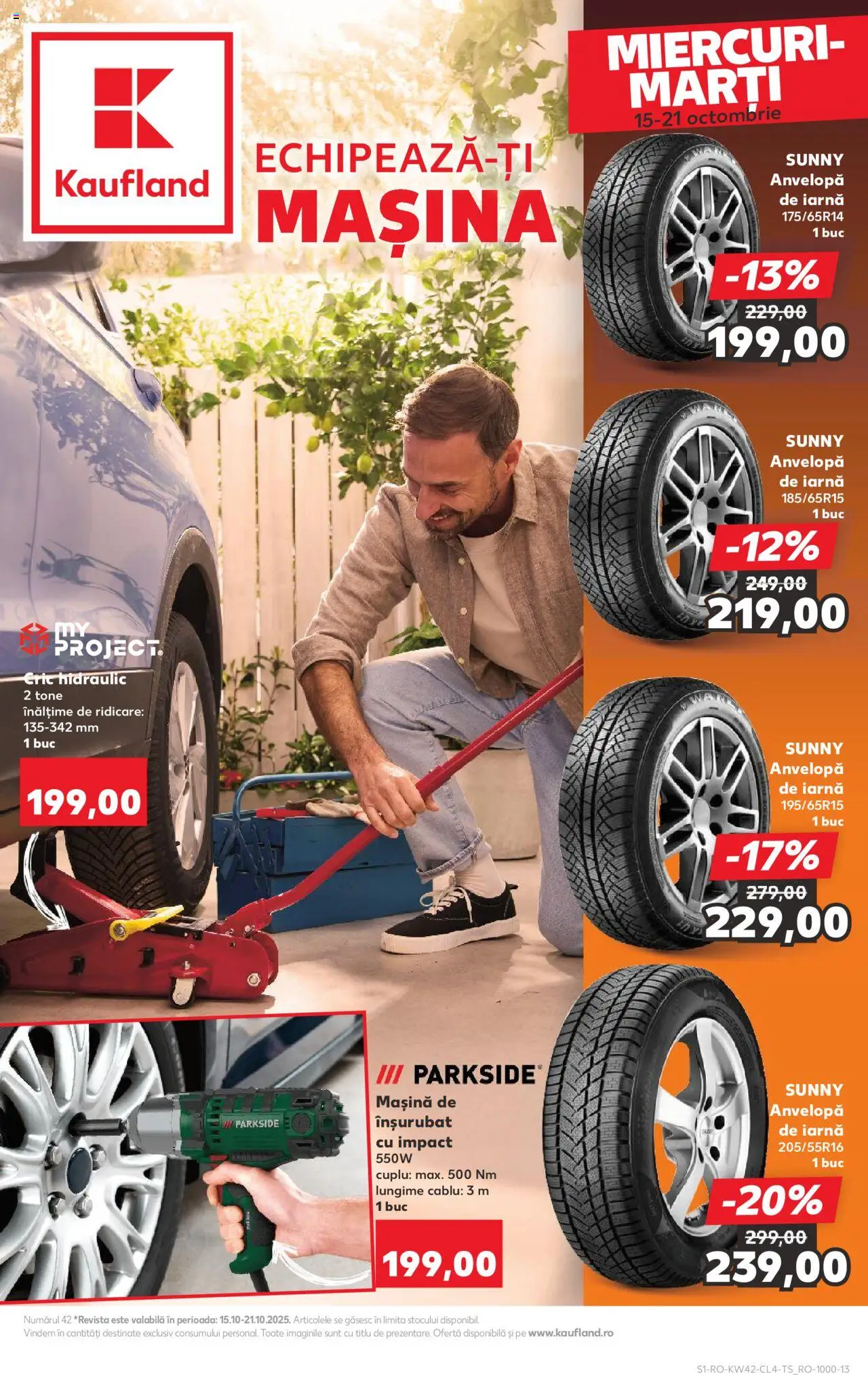 Catalog Kaufland 15 - 20 Octombrie 2025 | Pagina 1 | Produse: Cablu, Peluş Köpek Yatağı