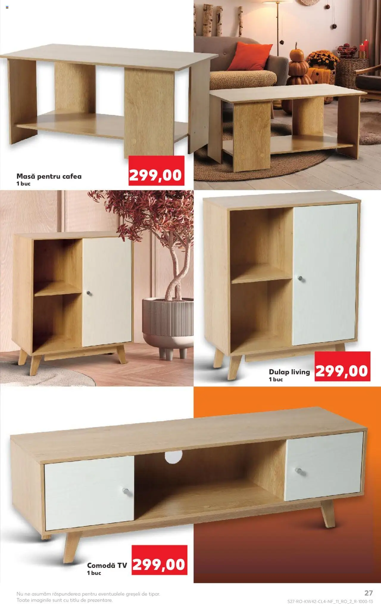 Catalog Kaufland 15 - 20 Octombrie 2025 | Pagina 27 | Produse: Masă, Comodă, Cafea