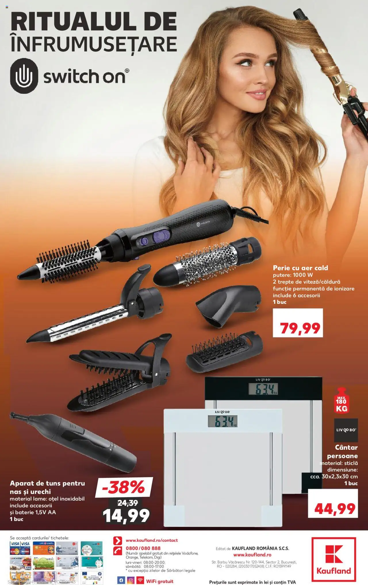 Catalog Kaufland 15 - 20 Octombrie 2025 | Pagina 34 | Produse: Trimmer, Cântar, Baterie, Perie