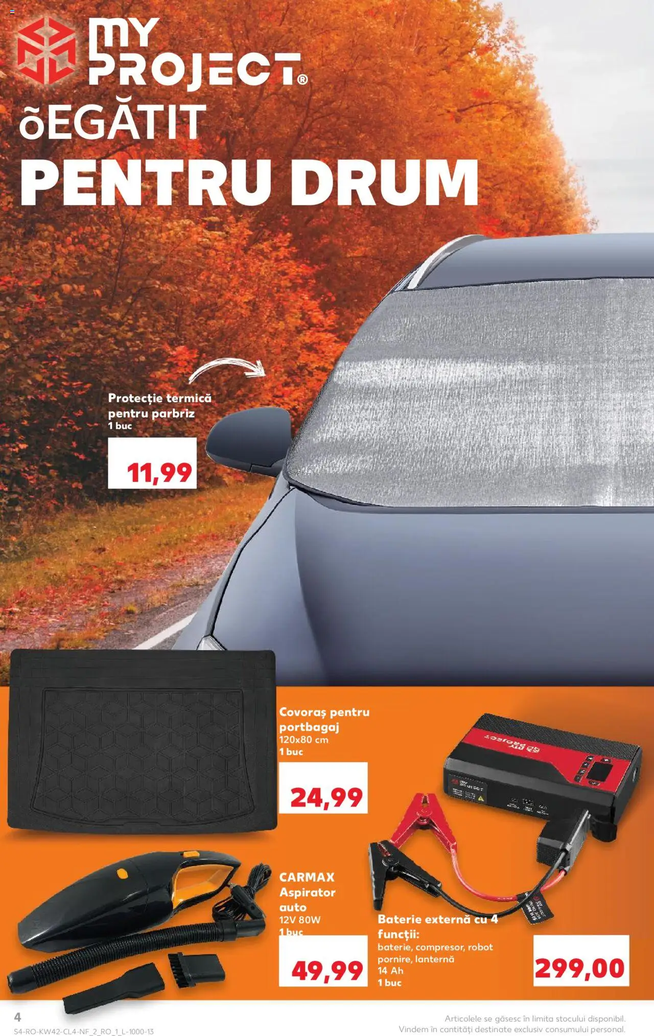 Catalog Kaufland 15 - 20 Octombrie 2025 | Pagina 4 | Produse: Aspirator, Robot, Baterie