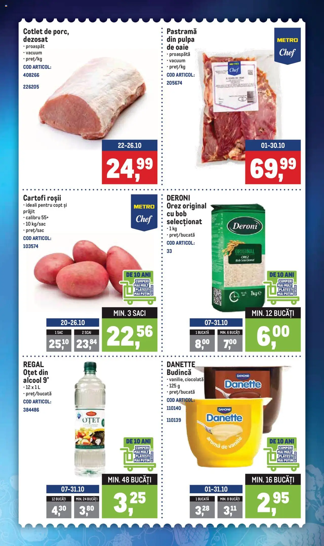 Catalog METRO 20 - 25 Octombrie 2025 | Pagina 2 | Produse: Ciocolată, Oțet, Roșii, Cartofi
