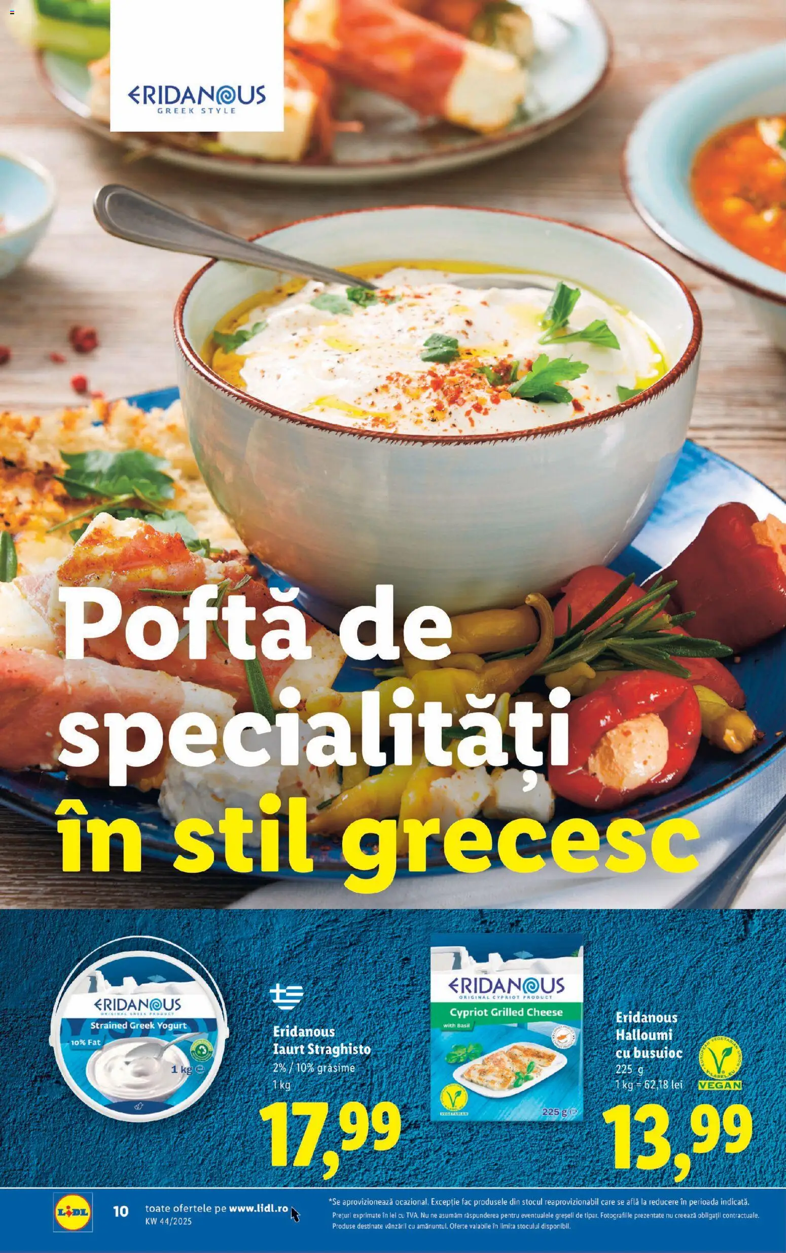 Catalog LIDL 27 Octombrie - 1 Noiembrie 2025 | Pagina 10 | Produse: Delgeç, Iaurt