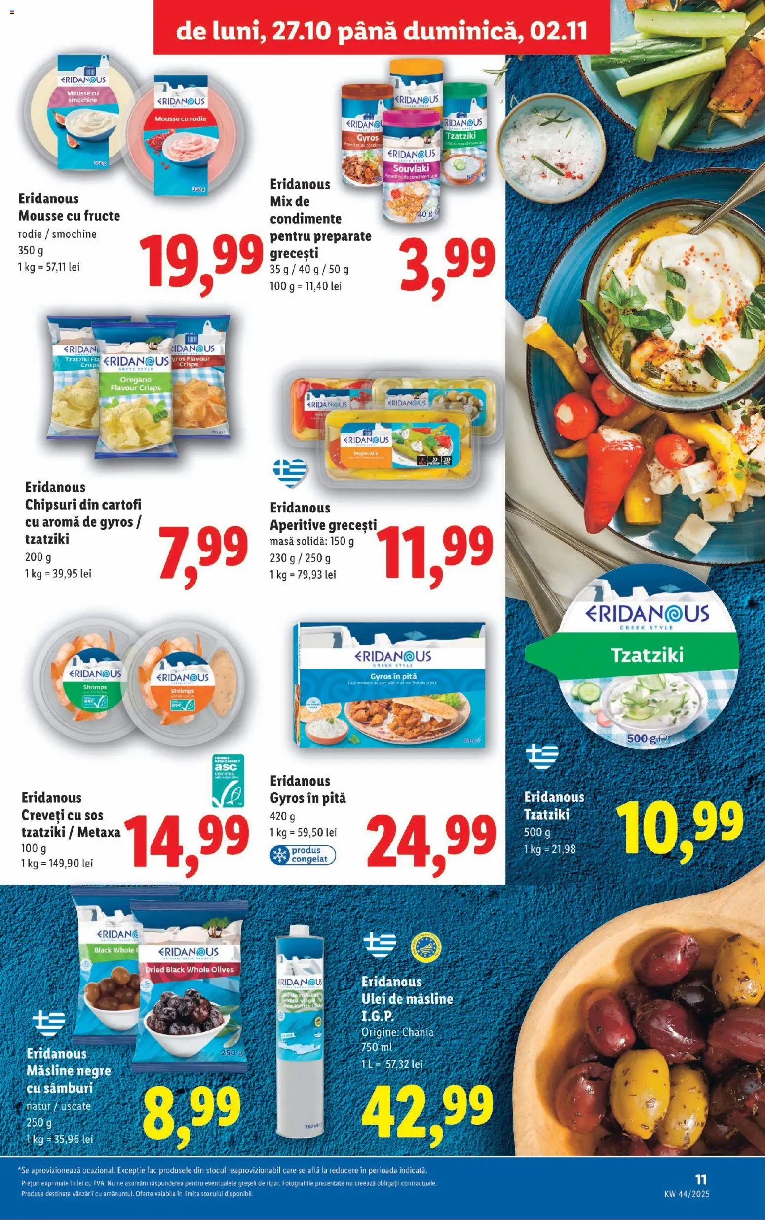 Catalog LIDL 27 Octombrie - 1 Noiembrie 2025 | Pagina 11 | Produse: Hijyenik ped, Ulei, Cartofi, Fructe