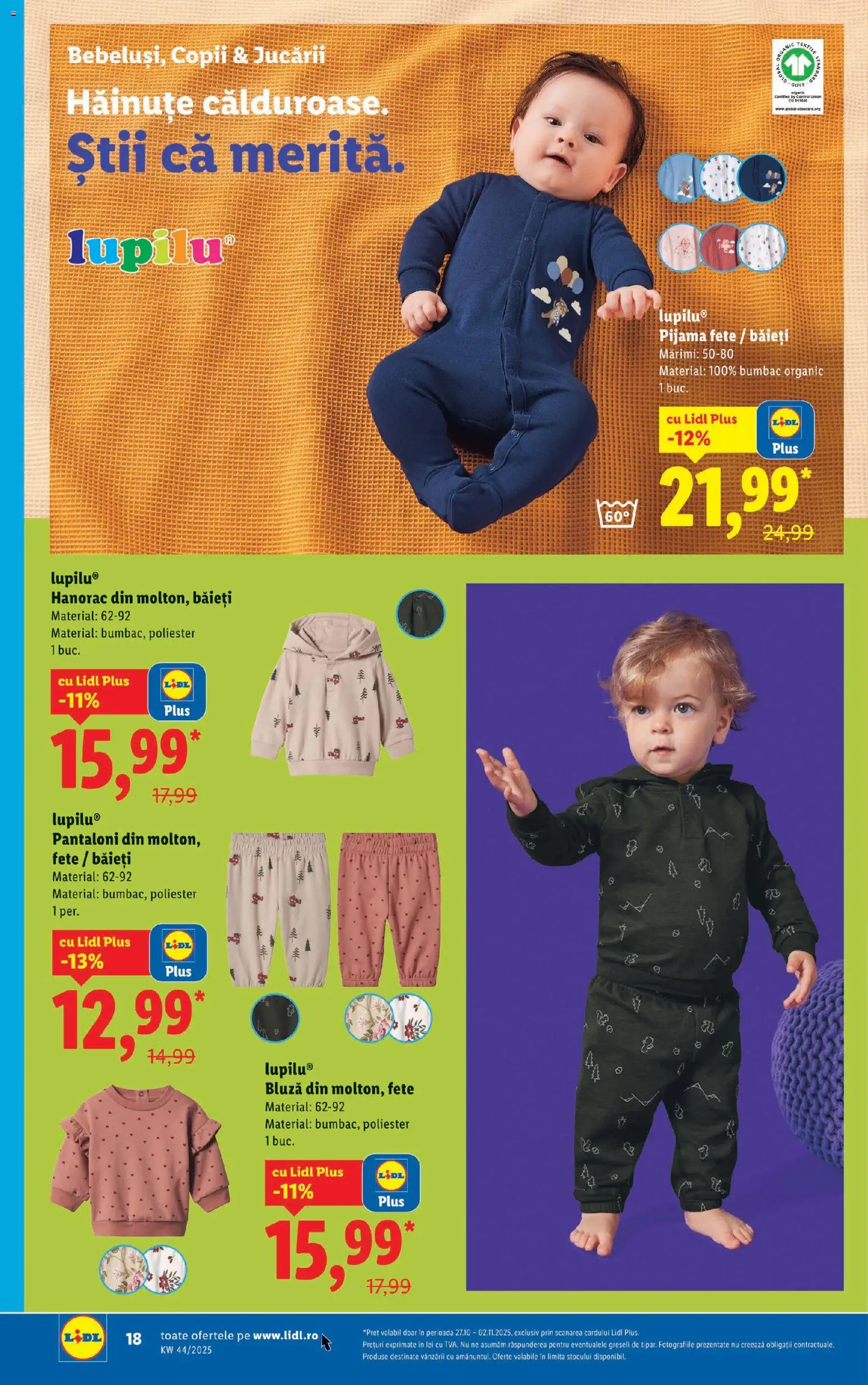 Catalog LIDL 27 Octombrie - 1 Noiembrie 2025 | Pagina 18 | Produse: Bluză, Pantaloni, Keşe
