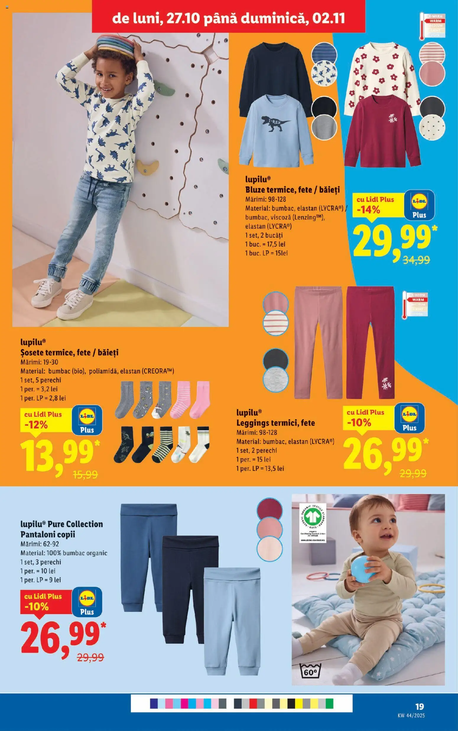 Catalog LIDL 27 Octombrie - 1 Noiembrie 2025 | Pagina 19 | Produse: Pantaloni, Șosete