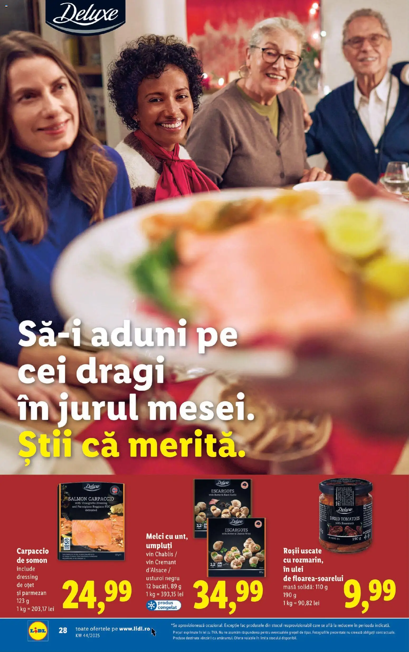 Catalog LIDL 27 Octombrie - 1 Noiembrie 2025 | Pagina 28 | Produse: Masă, Vin, Roșii, Parmezan