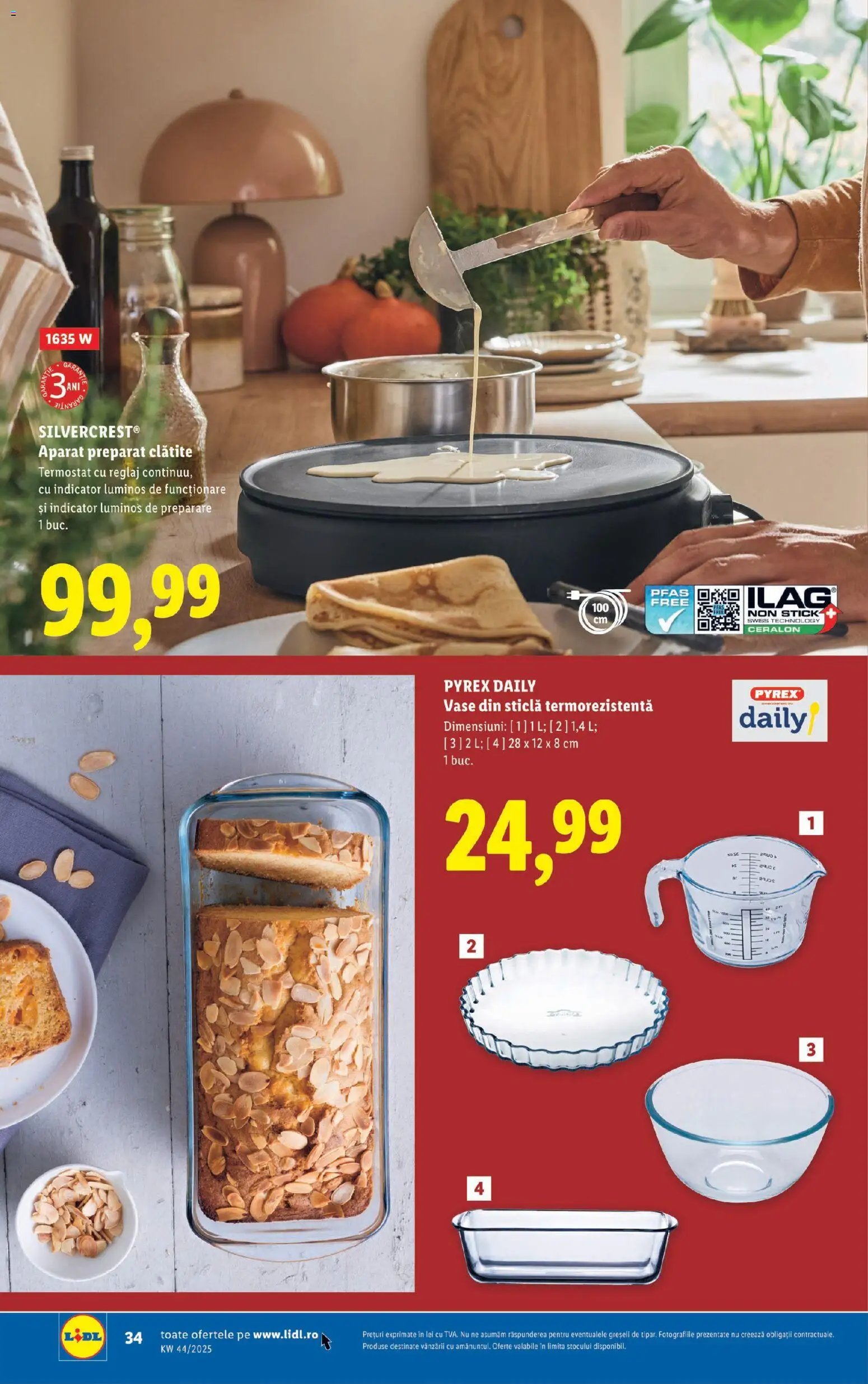 Catalog LIDL 27 Octombrie - 1 Noiembrie 2025 | Pagina 34 | Produse: Clătite