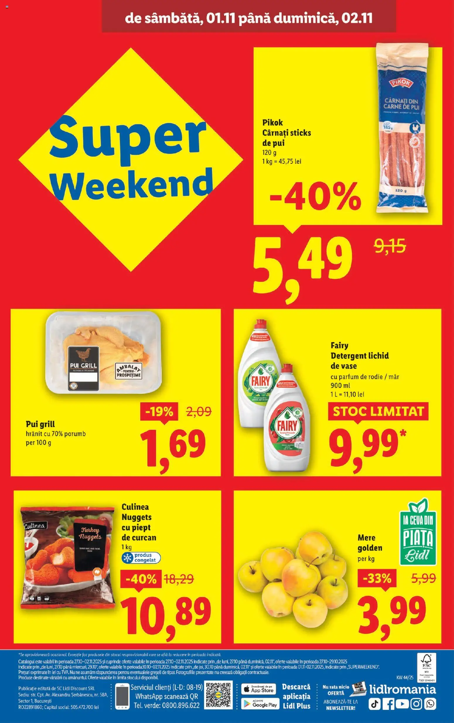 Catalog LIDL 27 Octombrie - 1 Noiembrie 2025 | Pagina 40 | Produse: Grill, Parfum, Rață, Cârnați