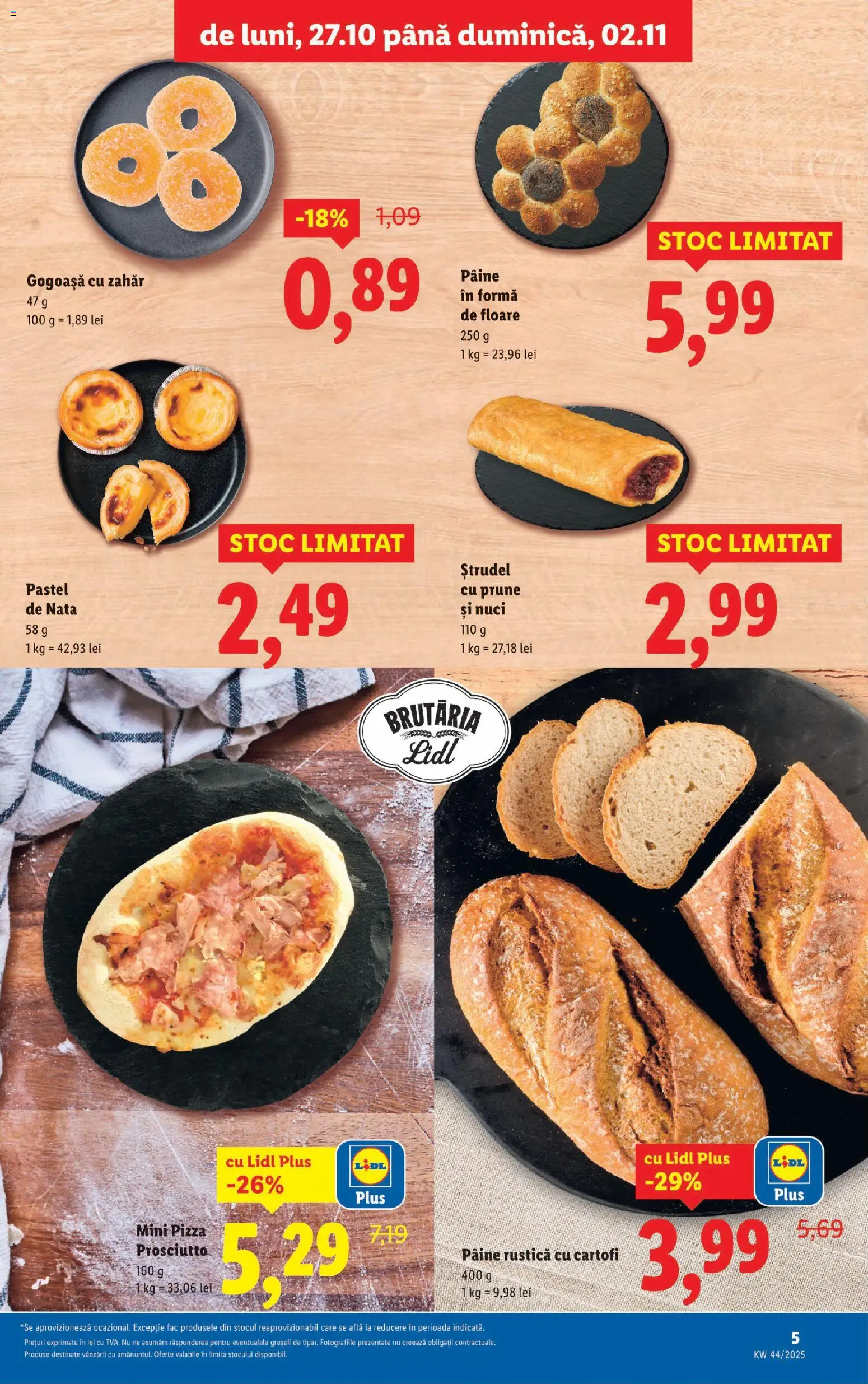 Catalog LIDL 27 Octombrie - 1 Noiembrie 2025 | Pagina 5 | Produse: Divan, Ștrudel, Pizza, Nuci