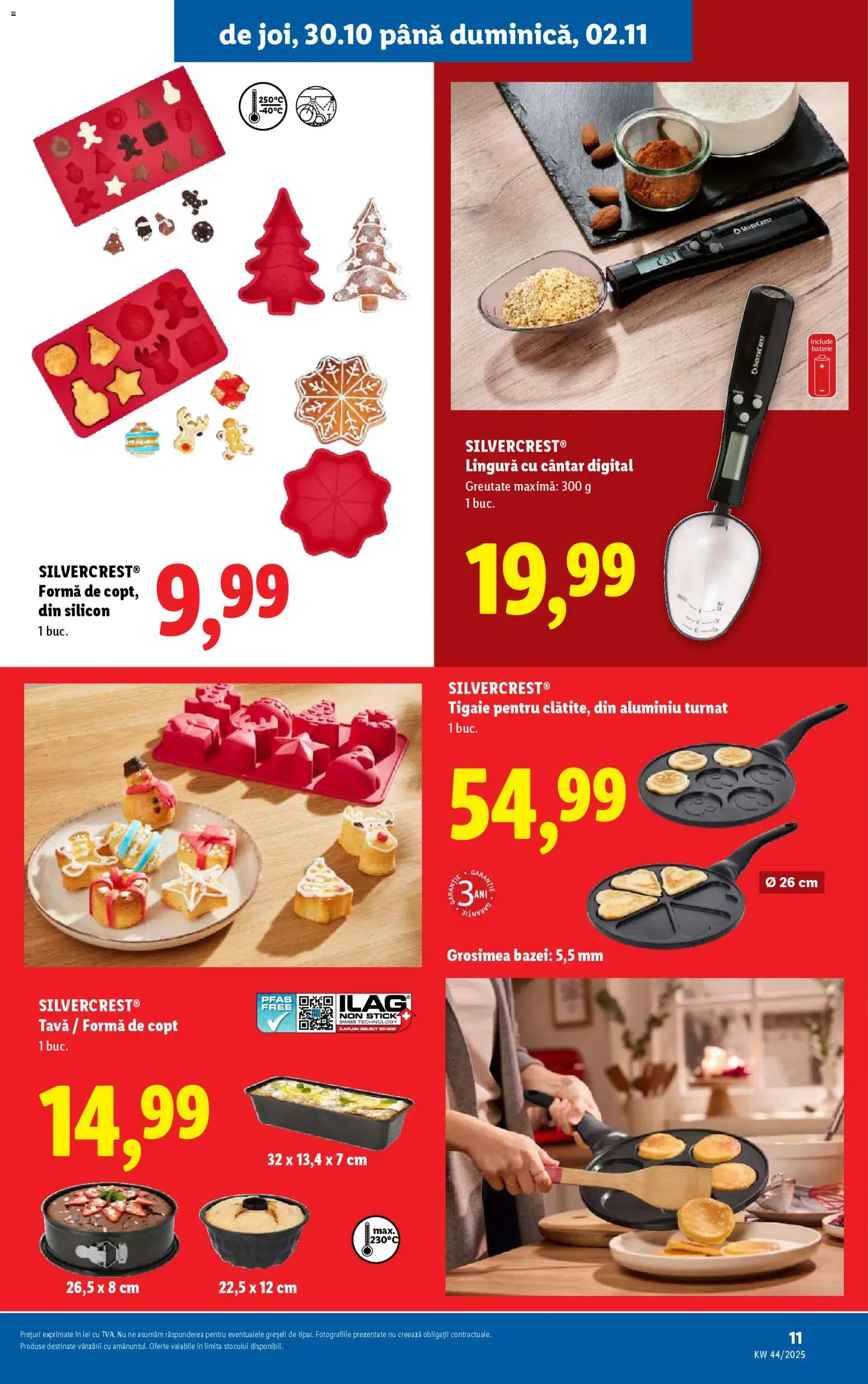 Catalog LIDL 27 Octombrie - 1 Noiembrie 2025 | Pagina 11 | Produse: Tigaie, Cântar, Baterie