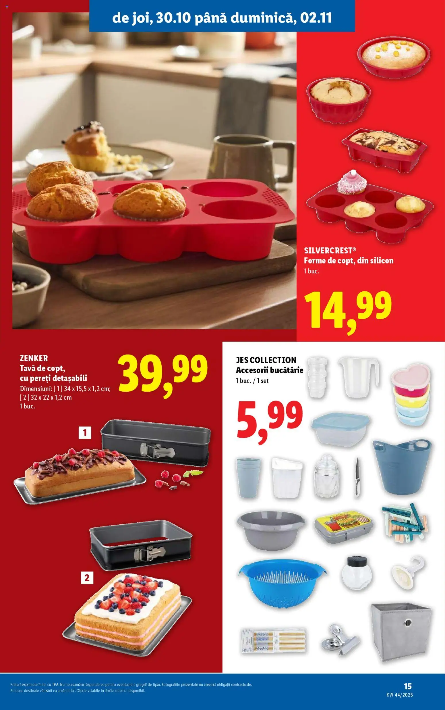 Catalog LIDL 27 Octombrie - 1 Noiembrie 2025 | Pagina 15 | Produse: Accesorii bucătărie, Bucătărie