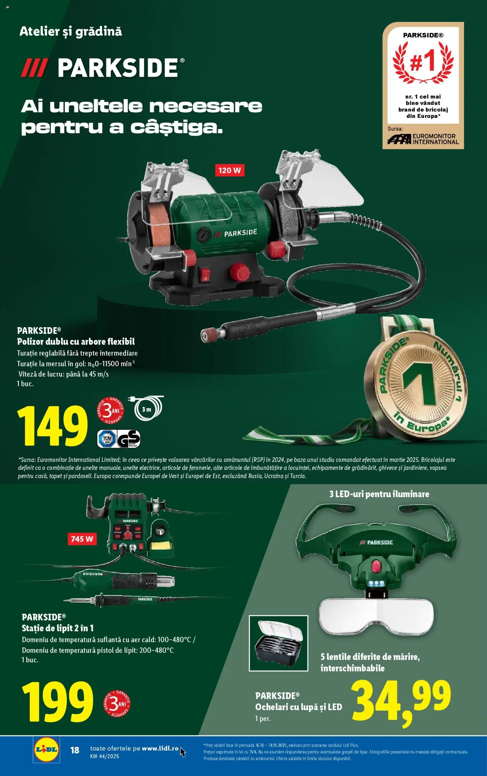 Catalog LIDL 27 Octombrie - 1 Noiembrie 2025 | Pagina 18 | Produse: Suflantă, Vopsea, Babak, Tapet