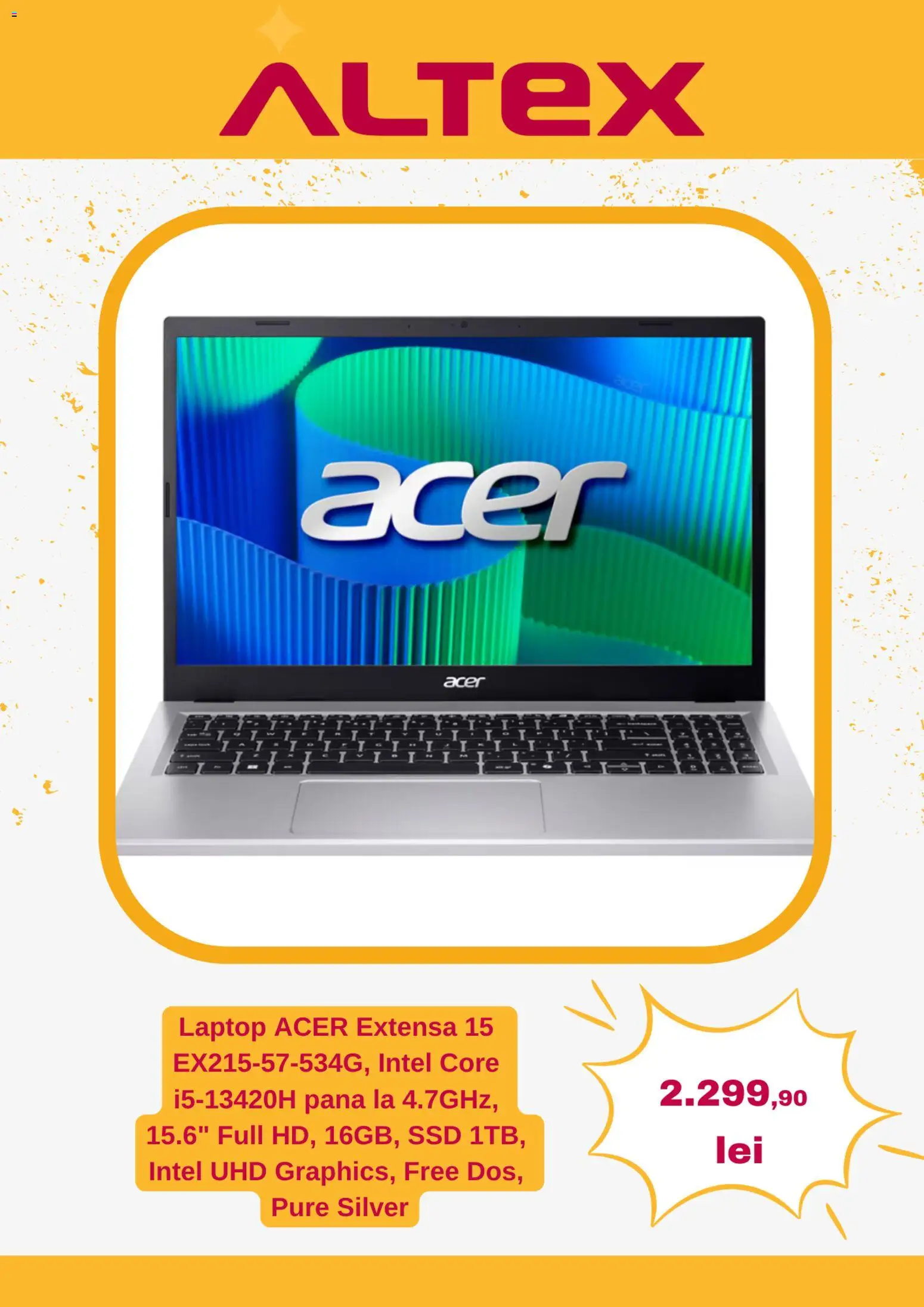 Catalog Altex 23 - 28 Octombrie 2025 | Pagina 3 | Produse: Laptop