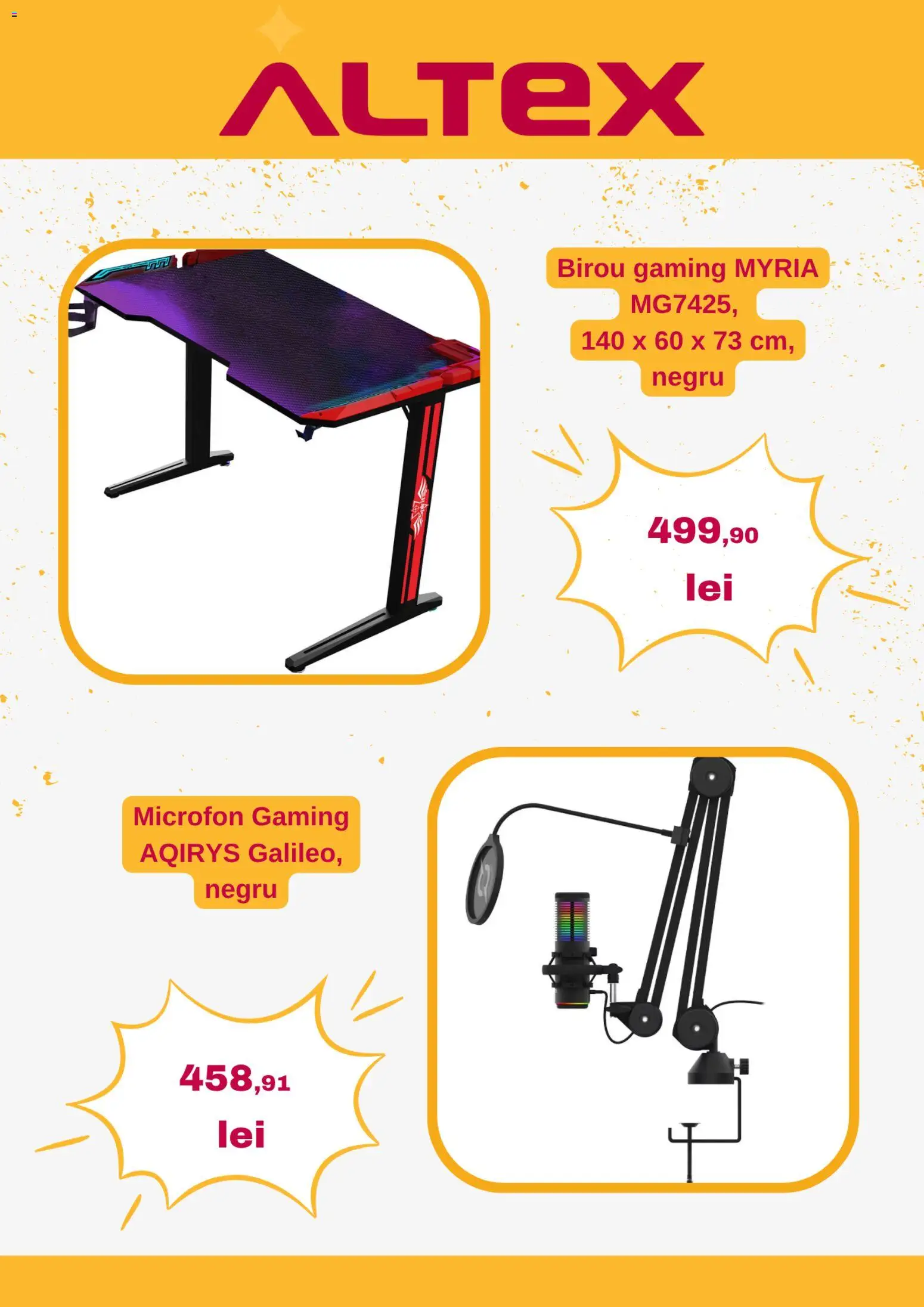 Catalog Altex 23 - 28 Octombrie 2025 | Pagina 4 | Produse: Microfon, Çikolatalı gofret