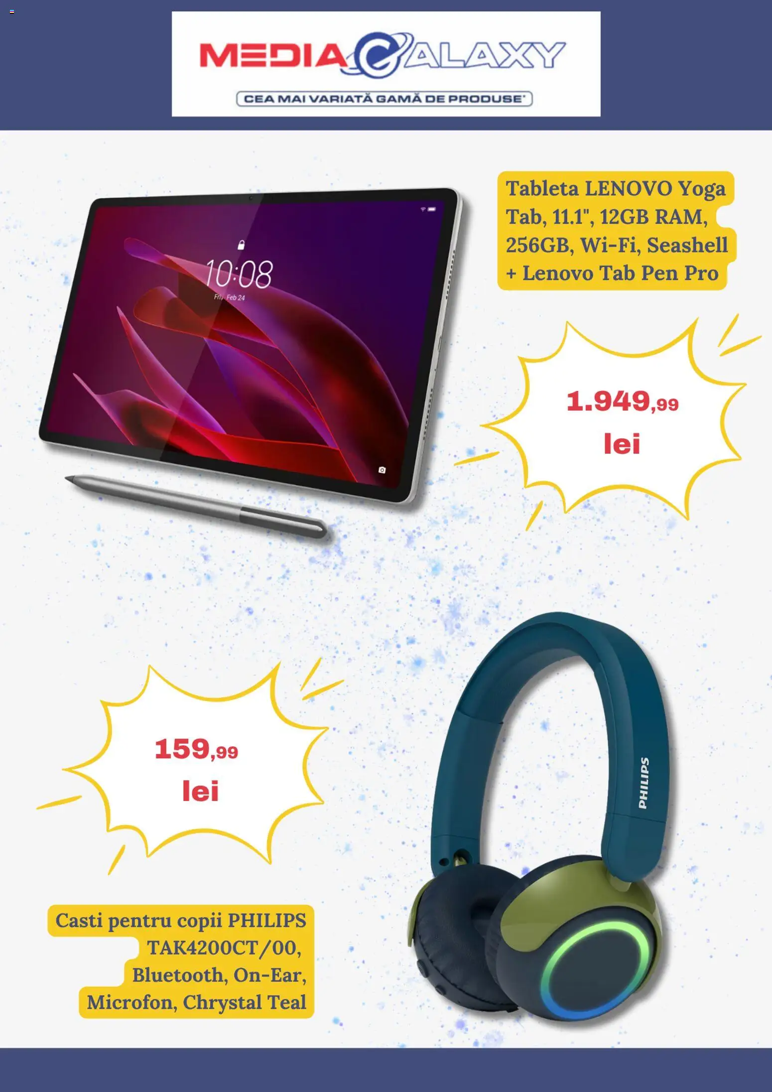 Catalog Media Galaxy 23 - 28 Octombrie 2025 | Pagina 2 | Produse: Enginar, Tabletă, Căști