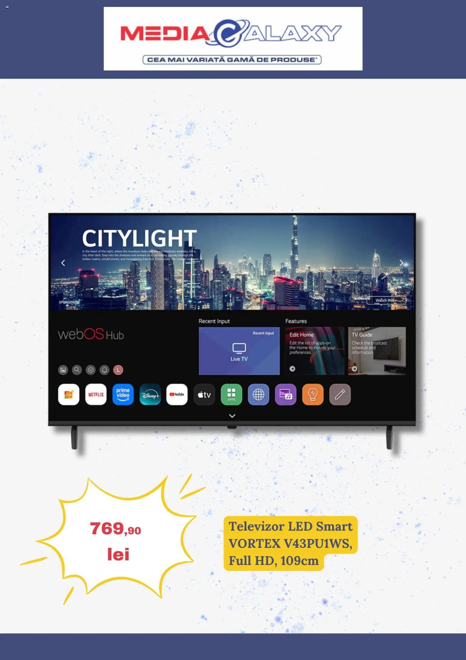 Catalog Media Galaxy 23 - 28 Octombrie 2025 | Pagina 5 | Produse: Vestiyer, Televizor, Video, Babak