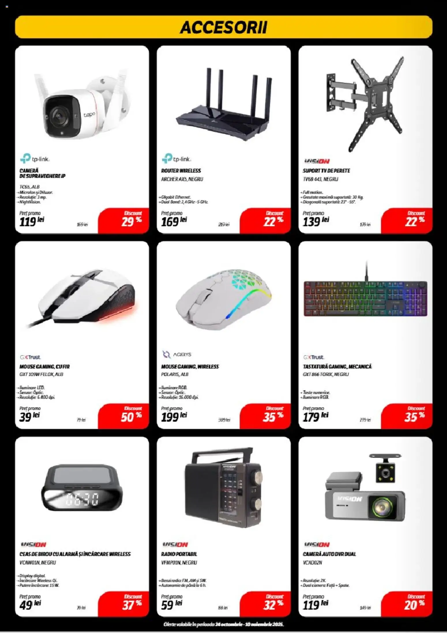 Catalog Flanco 24 Octombrie - 9 Noiembrie 2025 | Pagina 10 | Produse: Ceas, Cameră auto, Tastatură, Cameră