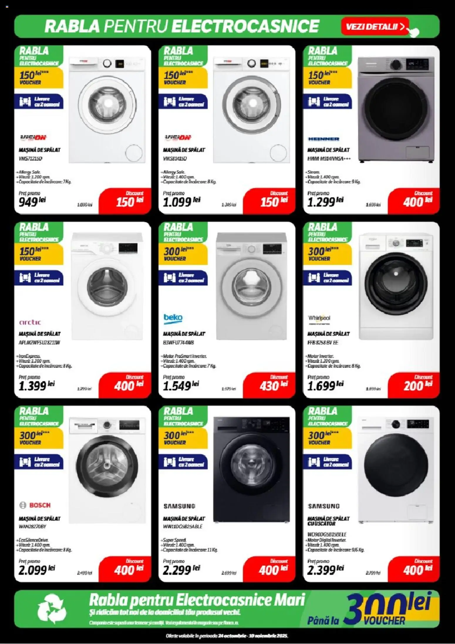 Catalog Flanco 24 Octombrie - 9 Noiembrie 2025 | Pagina 12 | Produse: Mașină De Spălat