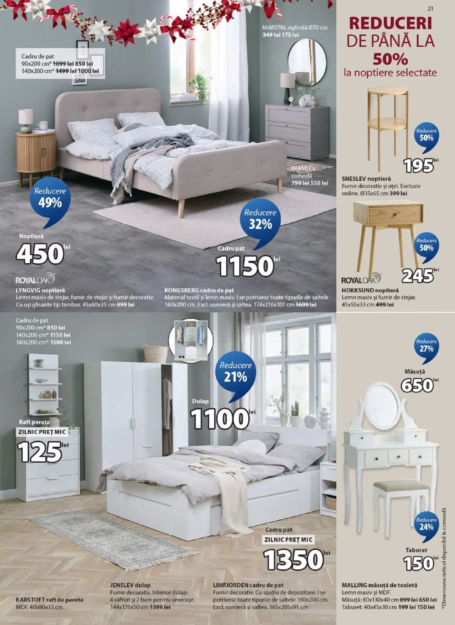 Catalog JYSK 26 Octombrie - 23 Noiembrie 2025 | Pagina 21 | Produse: Noptieră, Raft, Toaletă, Taburet