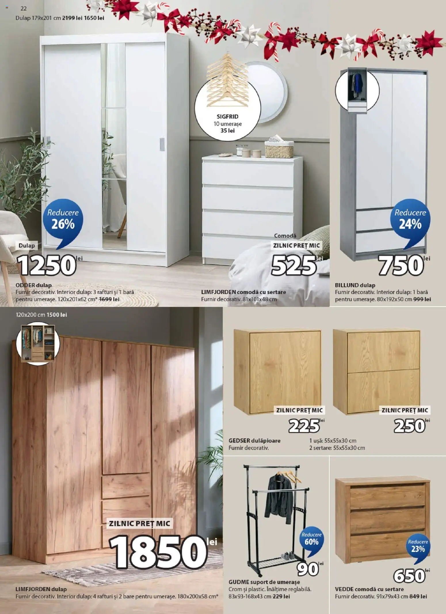 Catalog JYSK 26 Octombrie - 23 Noiembrie 2025 | Pagina 22 | Produse: Comodă, Ușă