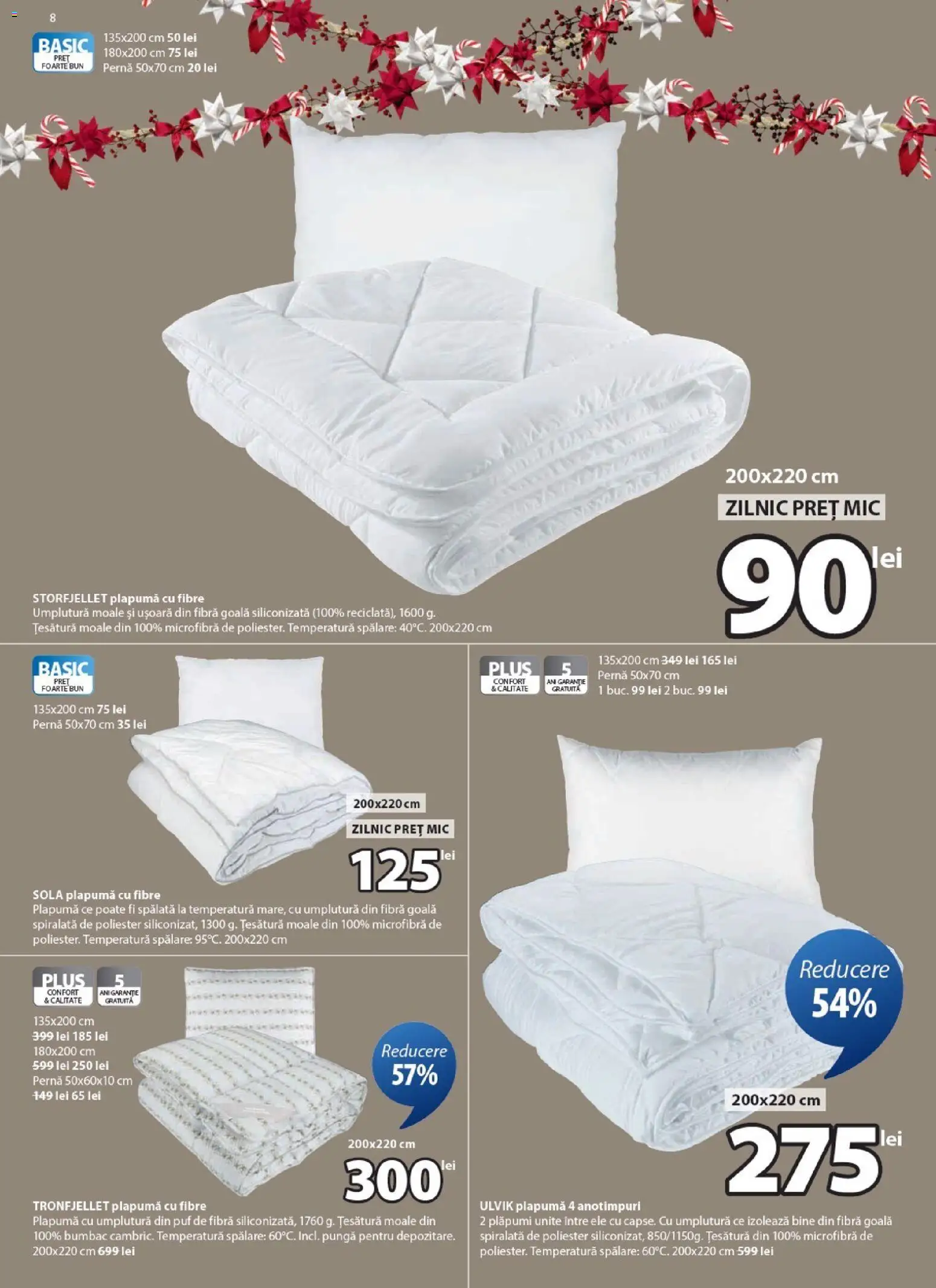 Catalog JYSK 26 Octombrie - 23 Noiembrie 2025 | Pagina 8 | Produse: Pungă, Pernă, Plapumă