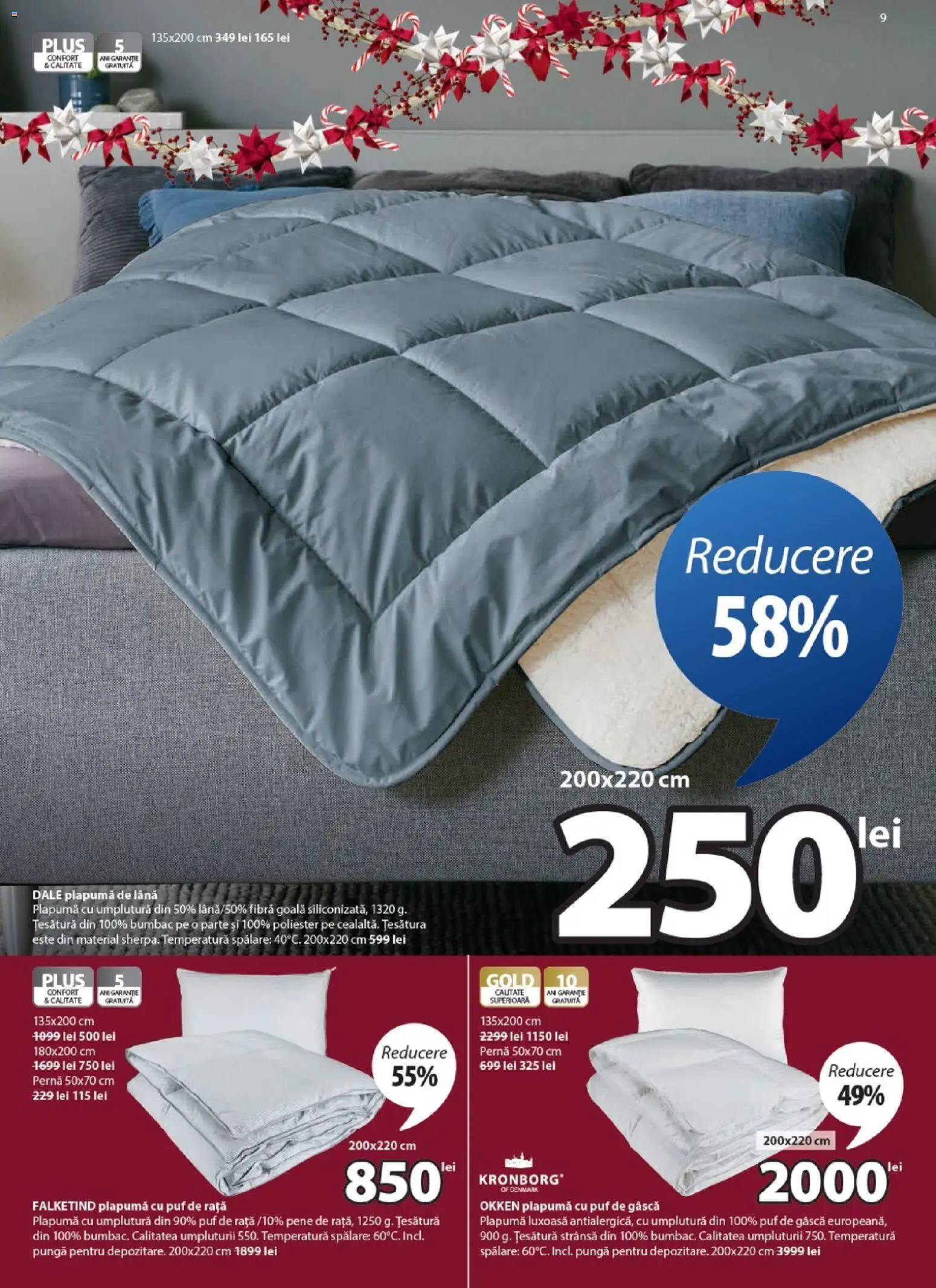 Catalog JYSK 26 Octombrie - 23 Noiembrie 2025 | Pagina 9 | Produse: Pungă, Pernă, Rață, Dale