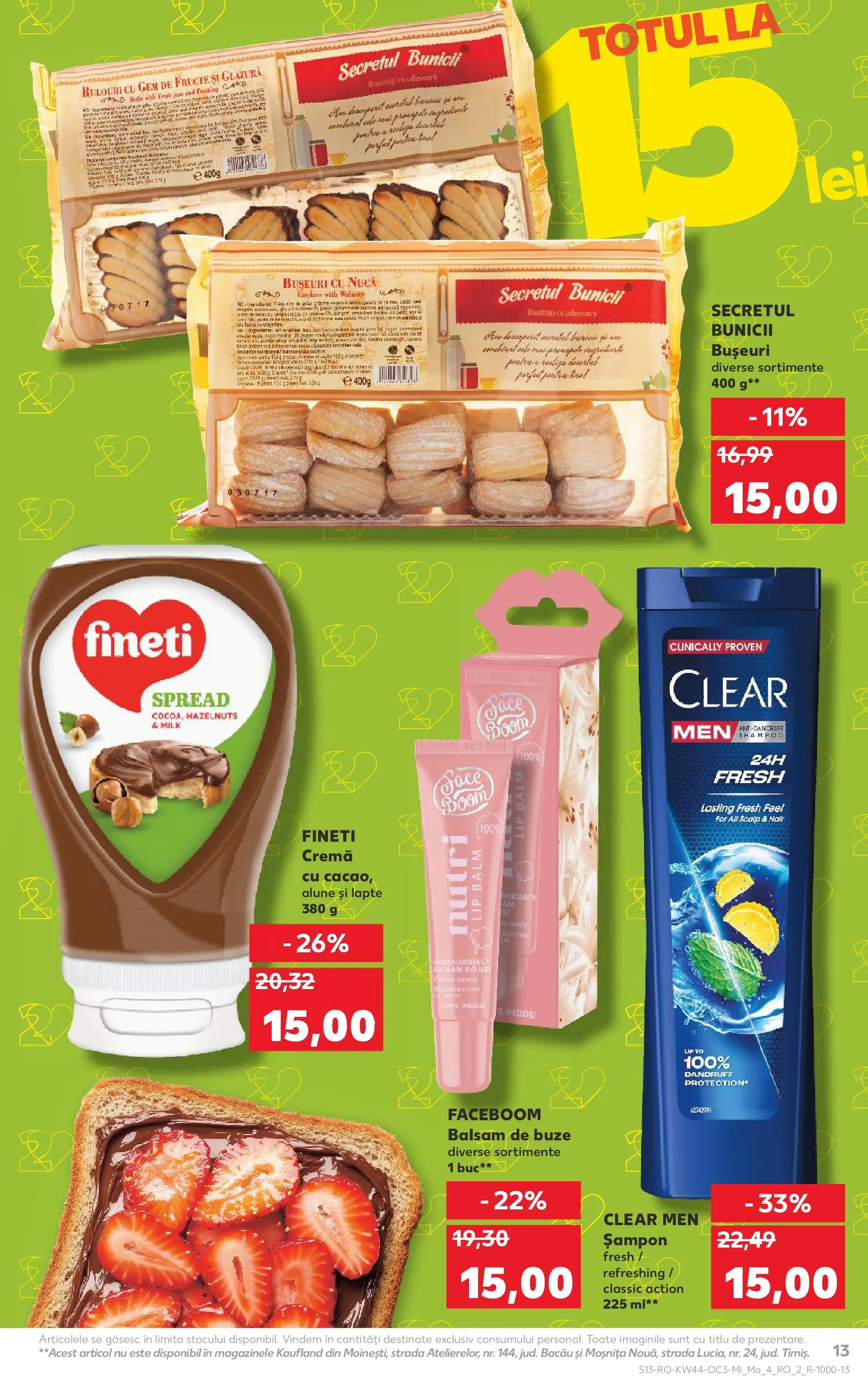 Catalog Kaufland 29 Octombrie - 3 Noiembrie 2025 | Pagina 13 | Produse: Simit, Alune, Lapte, Fructe