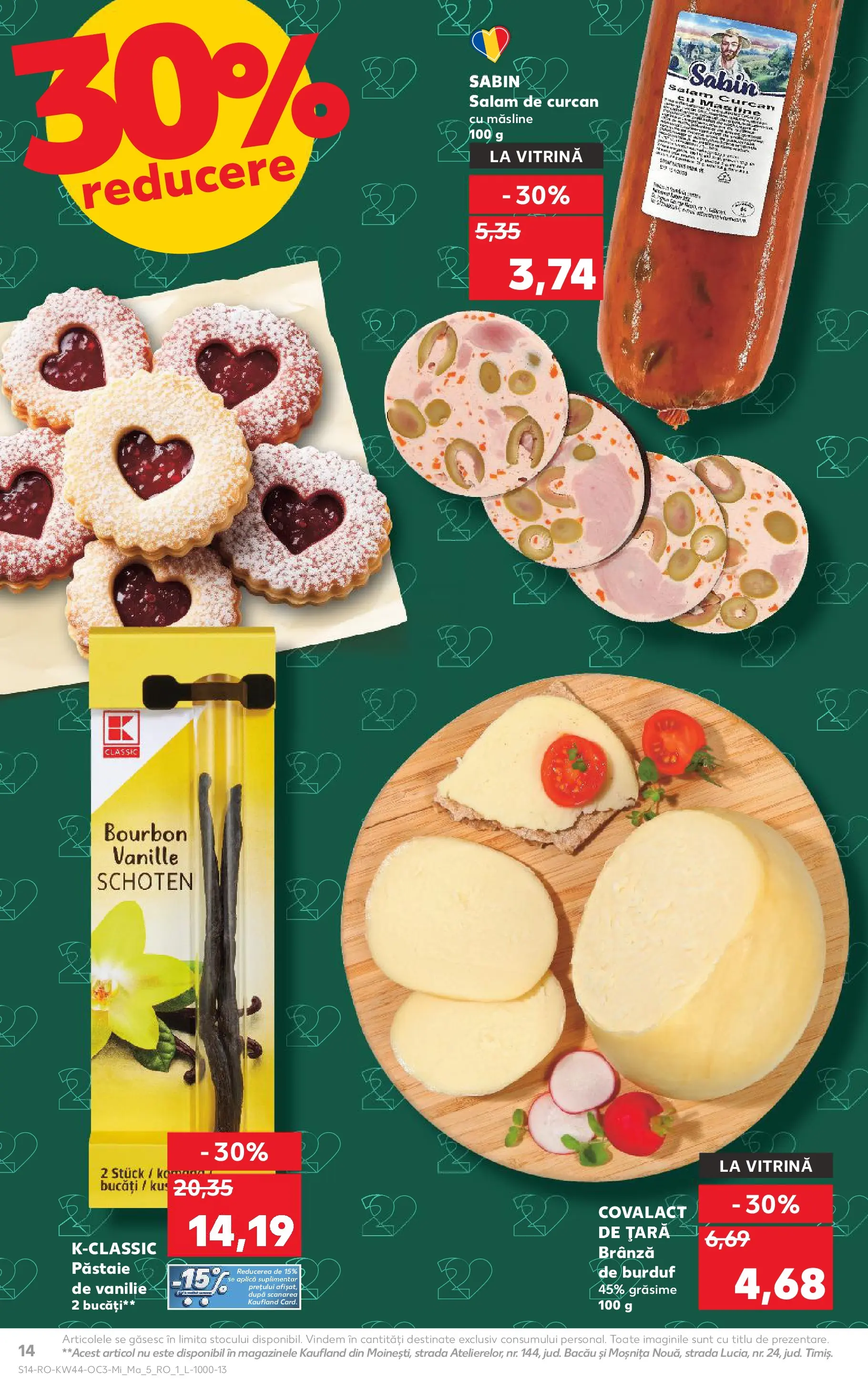 Catalog Kaufland 29 Octombrie - 3 Noiembrie 2025 | Pagina 14 | Produse: Tırnak makası, Vitrină, Brânză, Salam