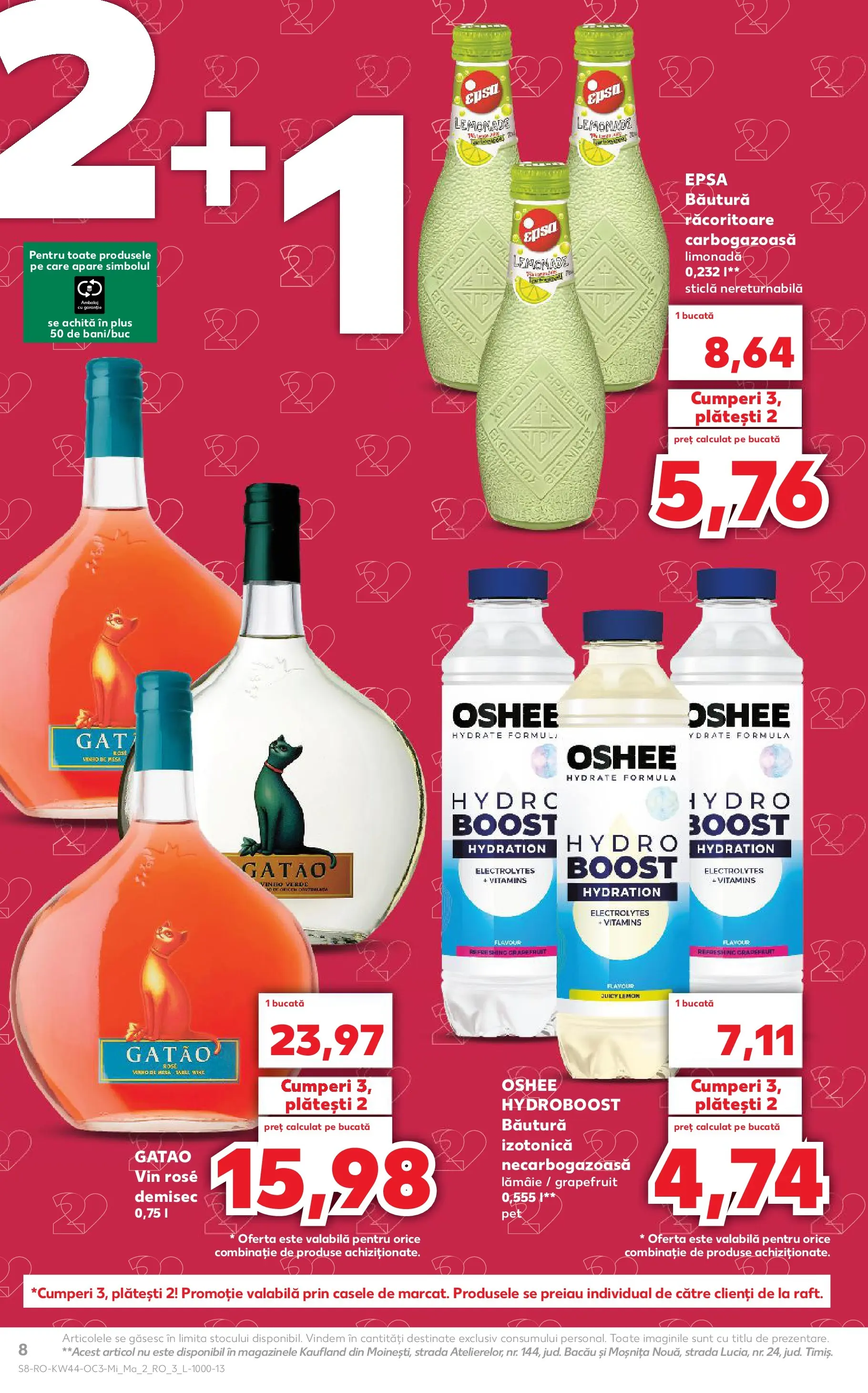 Catalog Kaufland 29 Octombrie - 3 Noiembrie 2025 | Pagina 8 | Produse: Sıcak su torbası, Vin, Lămâie