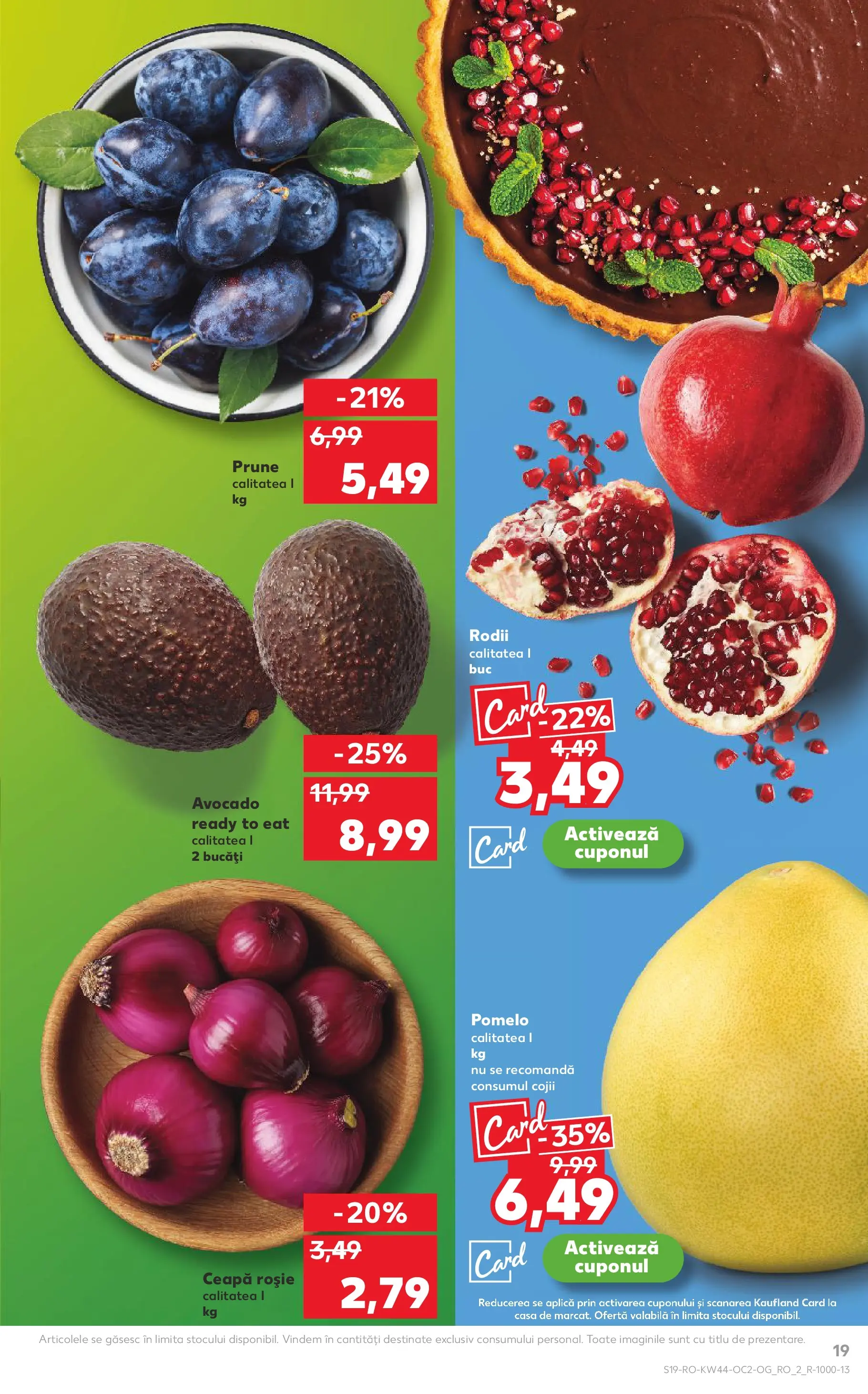 Catalog Kaufland 29 Octombrie - 3 Noiembrie 2025 | Pagina 19 | Produse: Prune, Avocado, Ceapă