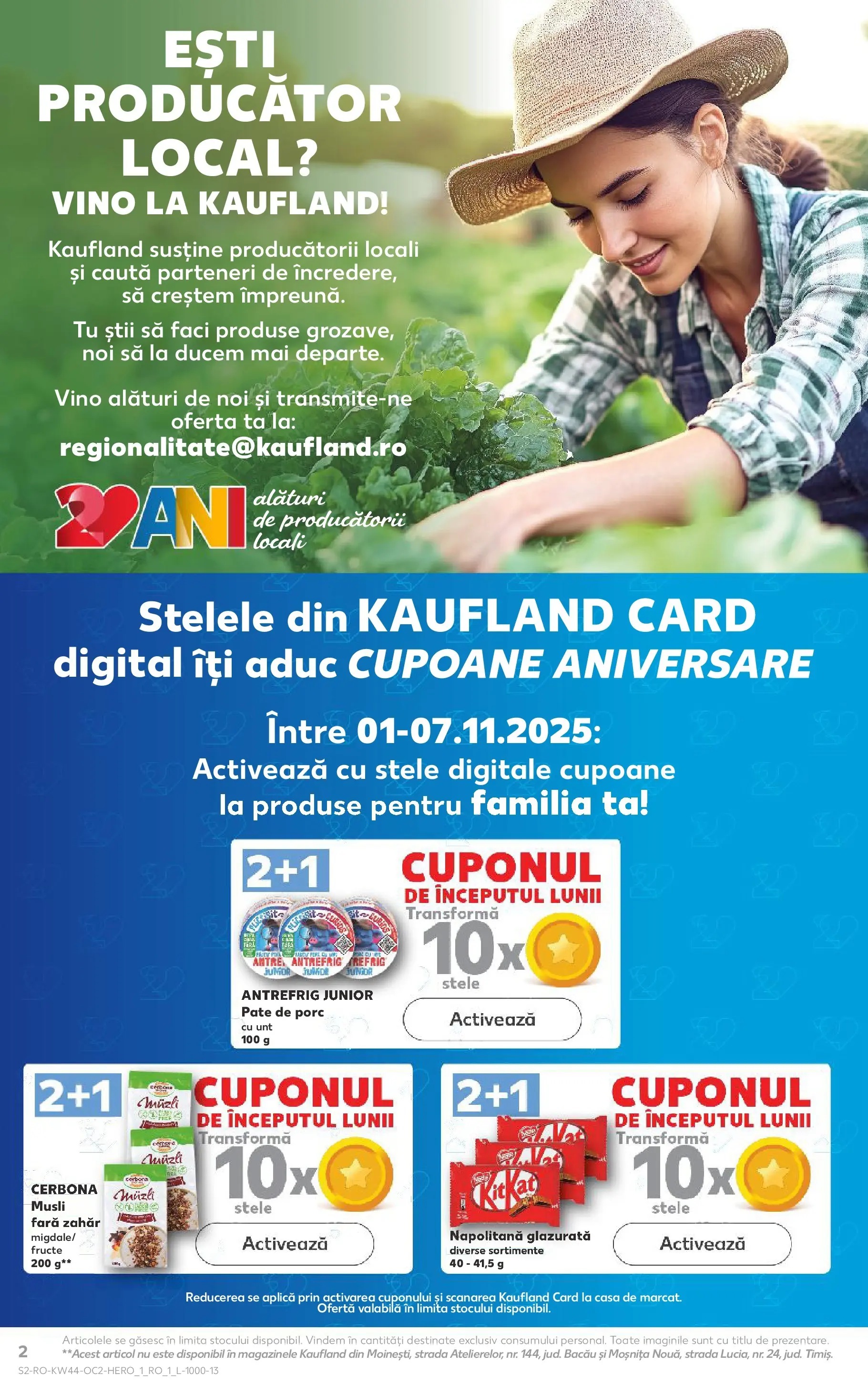 Catalog Kaufland 29 Octombrie - 3 Noiembrie 2025 | Pagina 2 | Produse: Pate, Migdale, Unt, Ciocolată