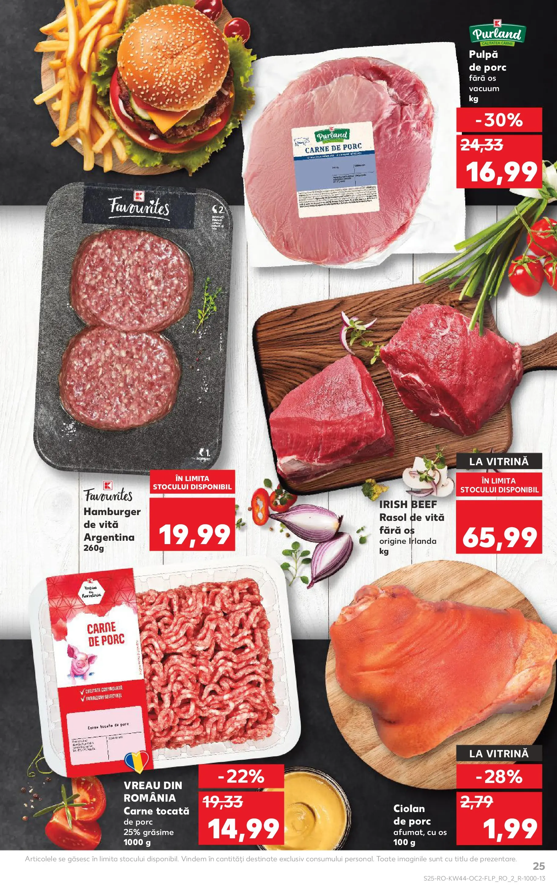 Catalog Kaufland 29 Octombrie - 3 Noiembrie 2025 | Pagina 25 | Produse: Vitrină, Carne De Porc, Carne tocată, Rasol