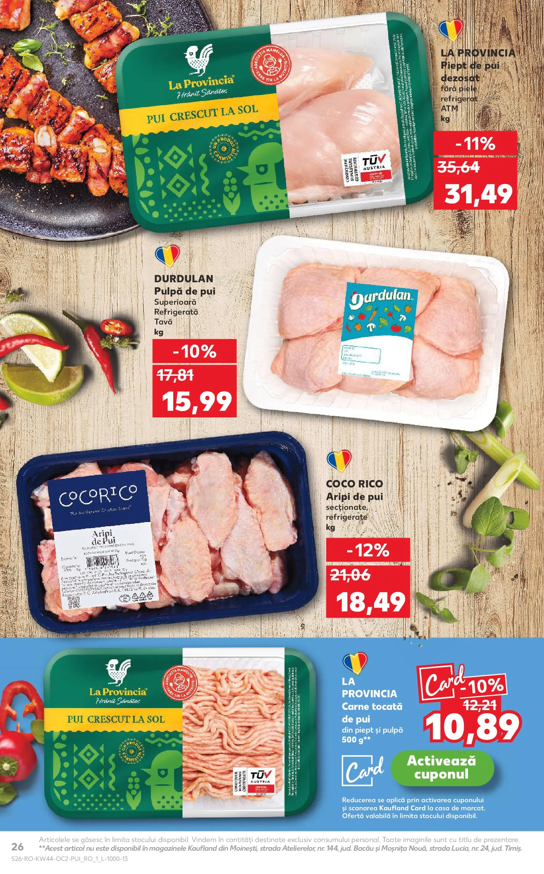 Catalog Kaufland 29 Octombrie - 3 Noiembrie 2025 | Pagina 26 | Produse: Hacıyatmaz Kedi Oyuncağı, Kedi Oyun Alanları, Carne tocată