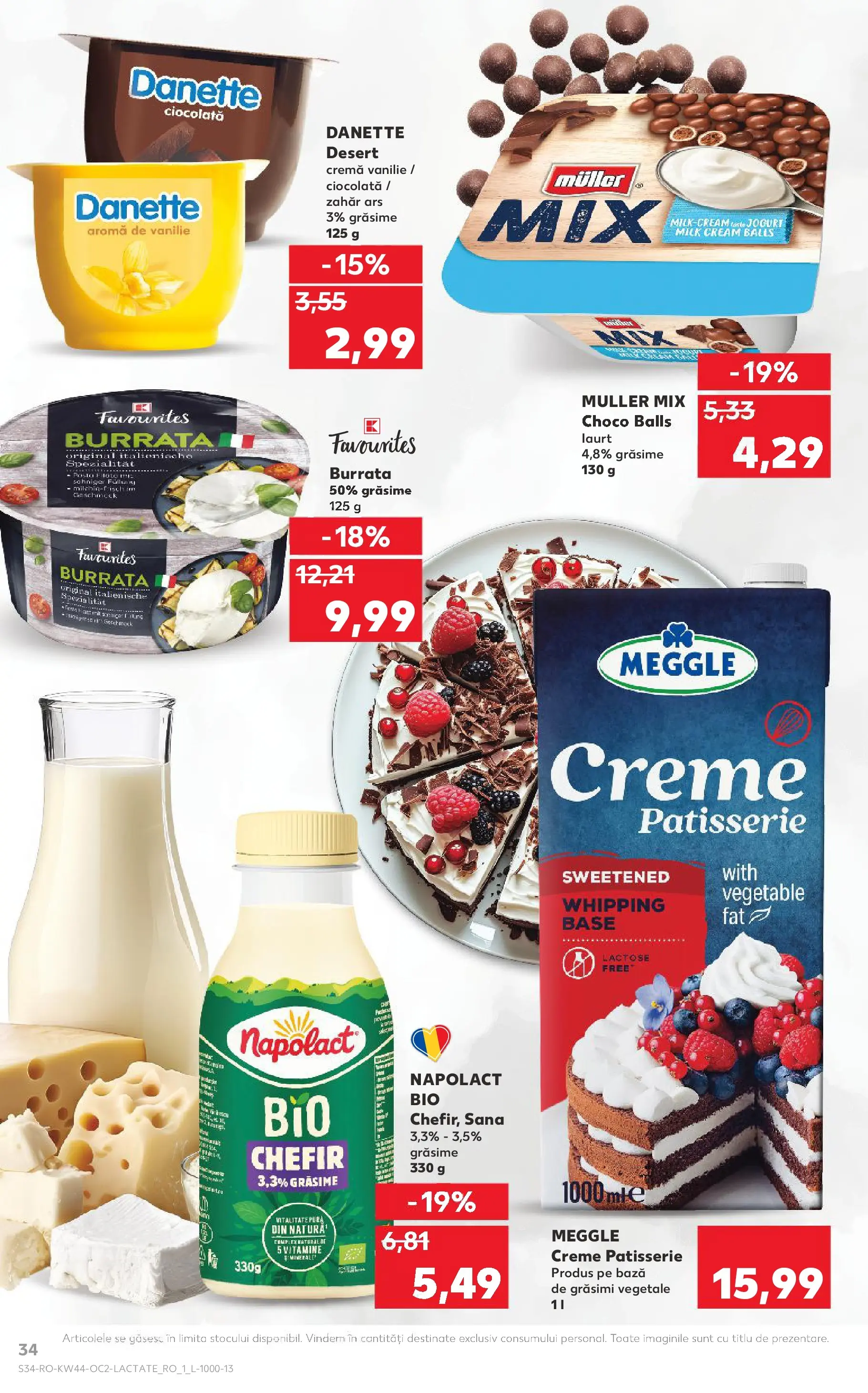Catalog Kaufland 29 Octombrie - 3 Noiembrie 2025 | Pagina 34 | Produse: Cremă, Ciocolată, Kefir, Zahăr