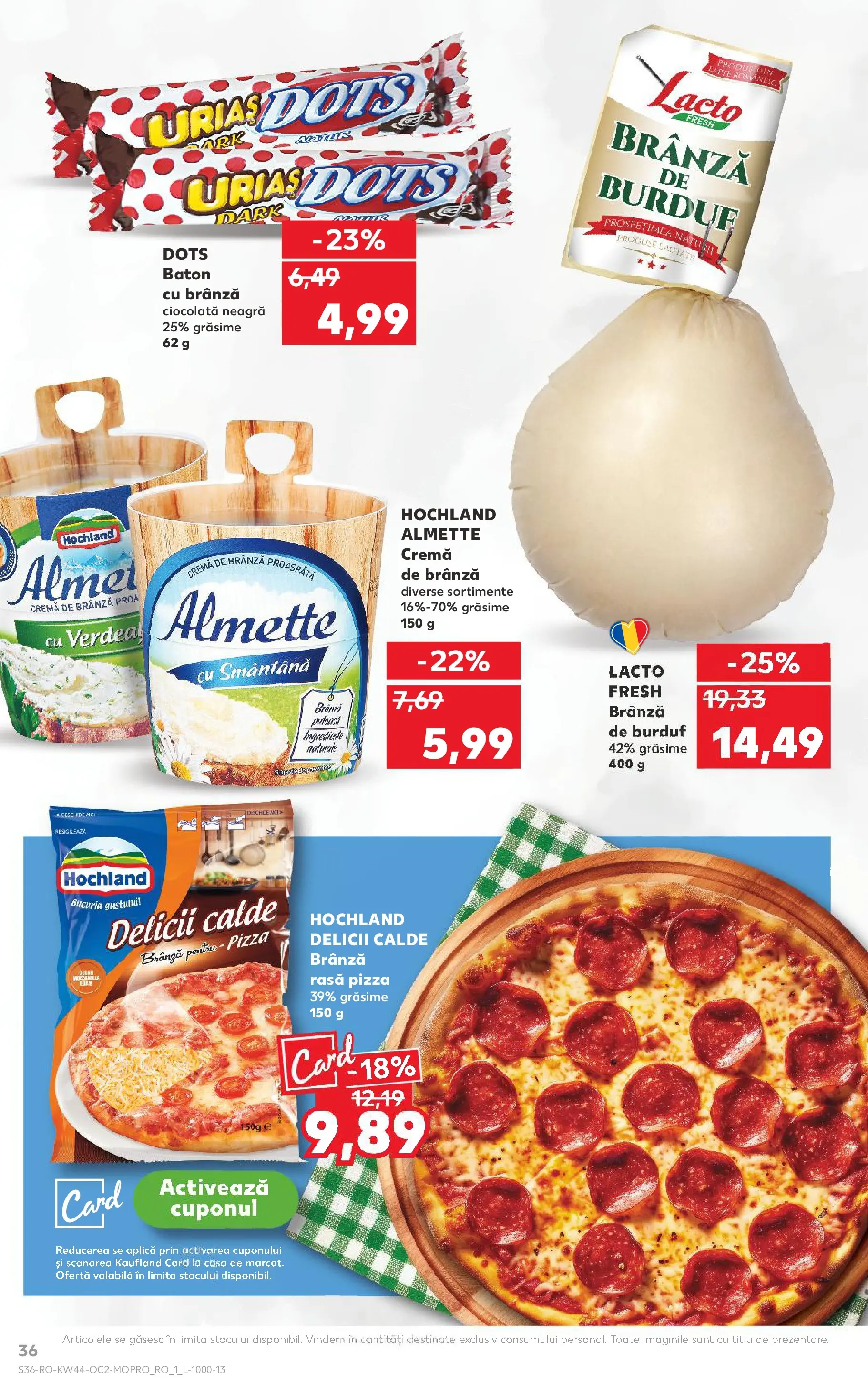 Catalog Kaufland 29 Octombrie - 3 Noiembrie 2025 | Pagina 36 | Produse: Brânză, Cremă, Ciocolată, Cremă de brânză