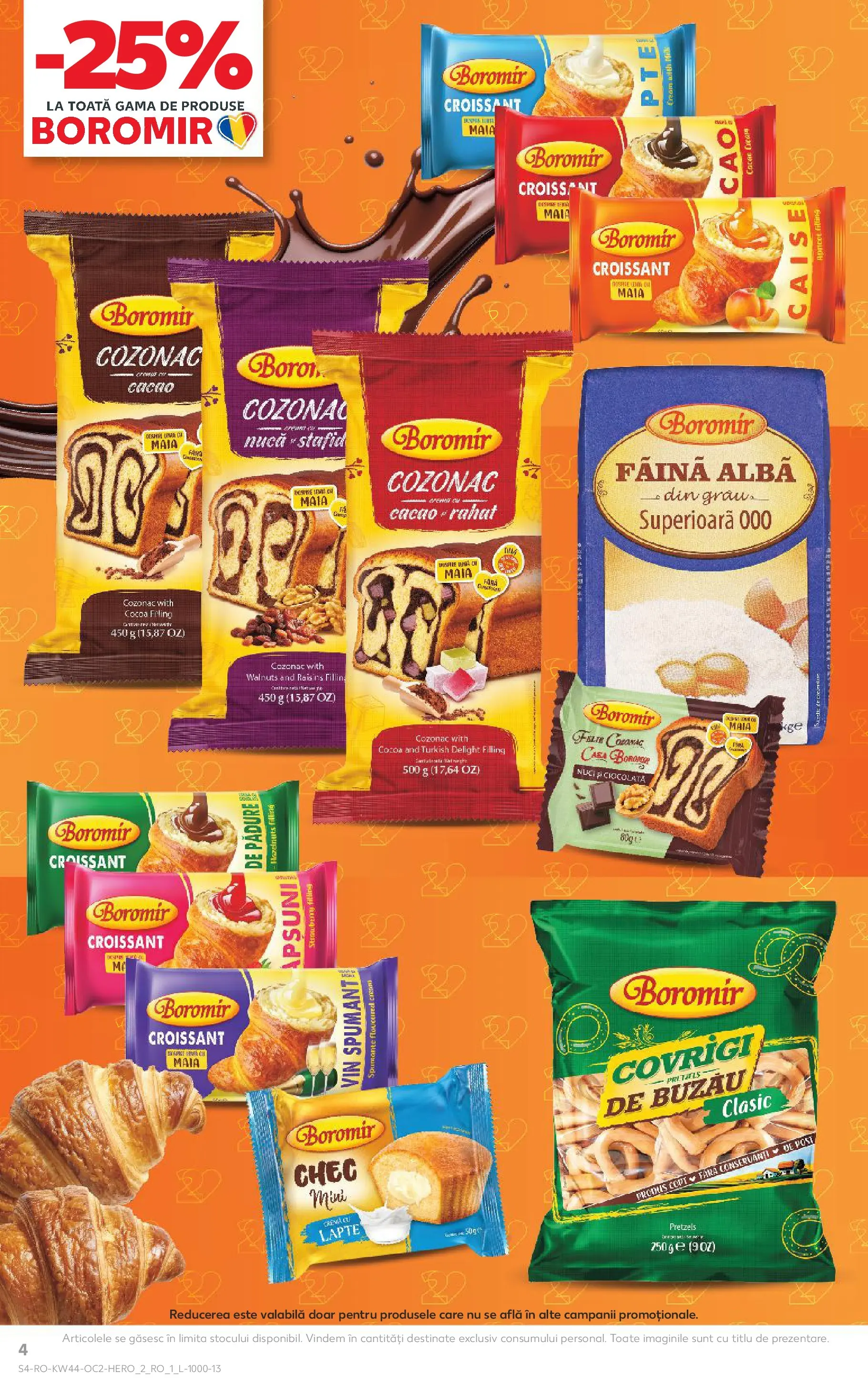 Catalog Kaufland 29 Octombrie - 3 Noiembrie 2025 | Pagina 4 | Produse: Lapte, Ciocolată, Făină, Cacao