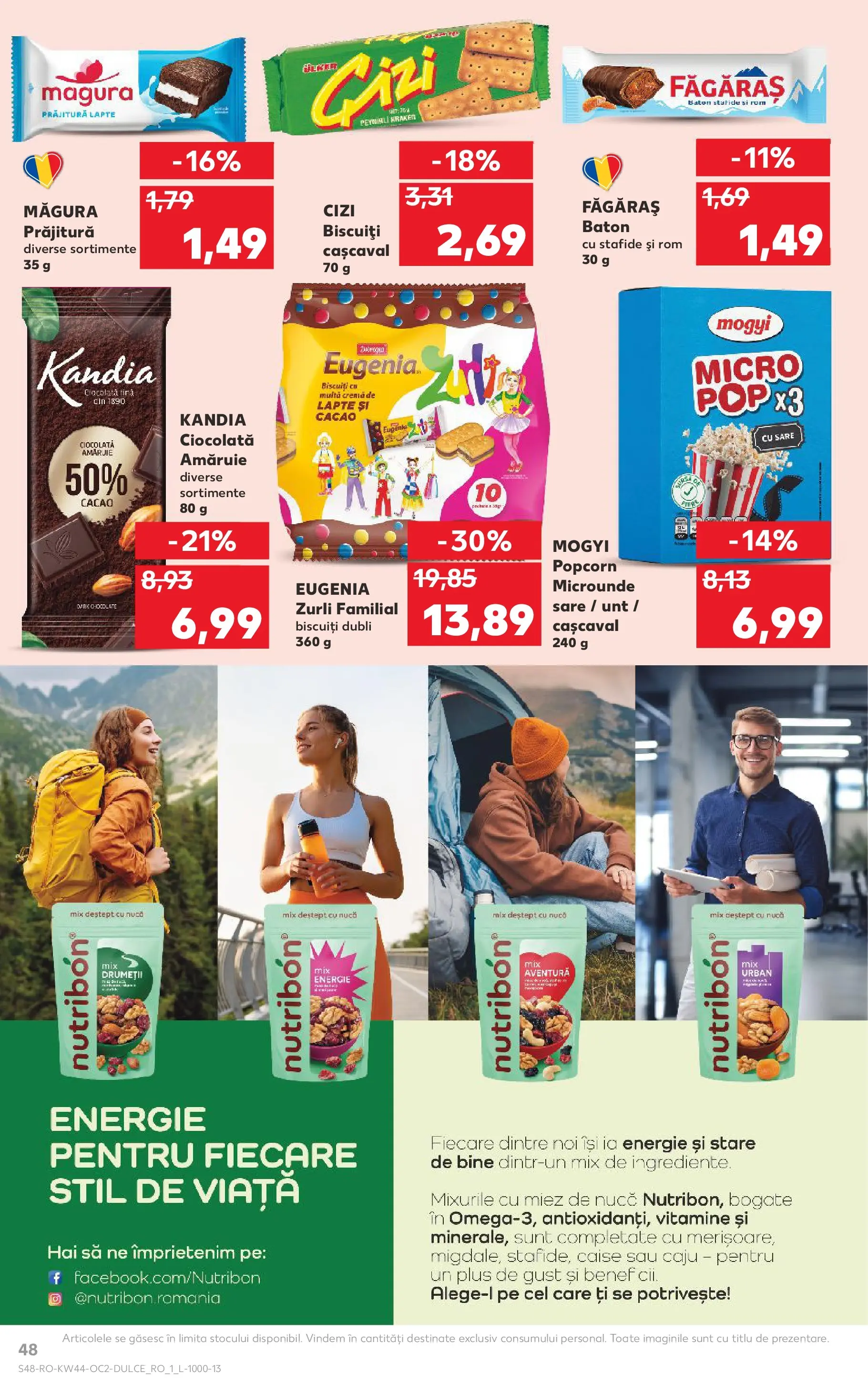 Catalog Kaufland 29 Octombrie - 3 Noiembrie 2025 | Pagina 48 | Produse: Cremă, Ciocolată, Caju, Stafide