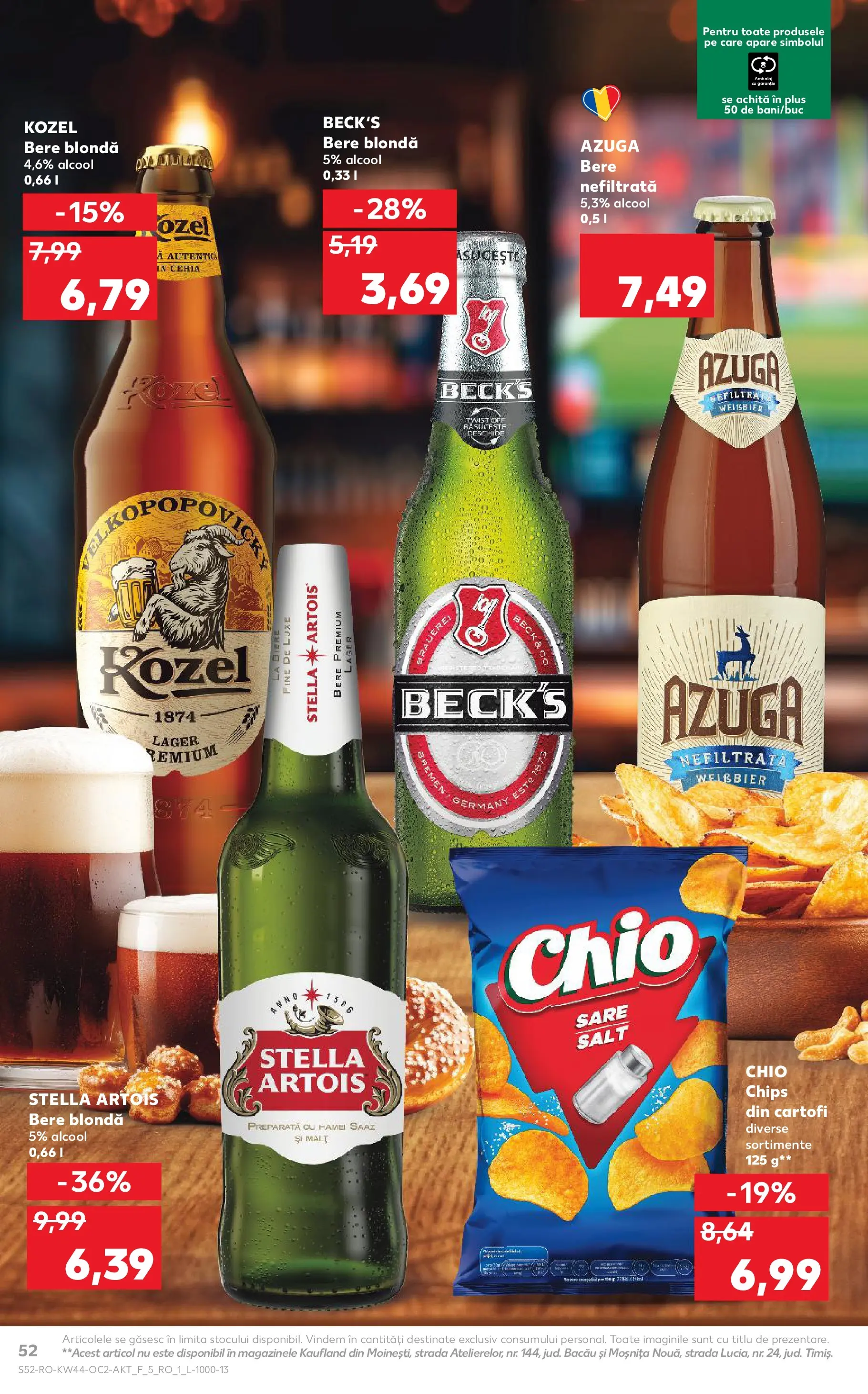 Catalog Kaufland 29 Octombrie - 3 Noiembrie 2025 | Pagina 52 | Produse: Bere, Cartofi, Sare