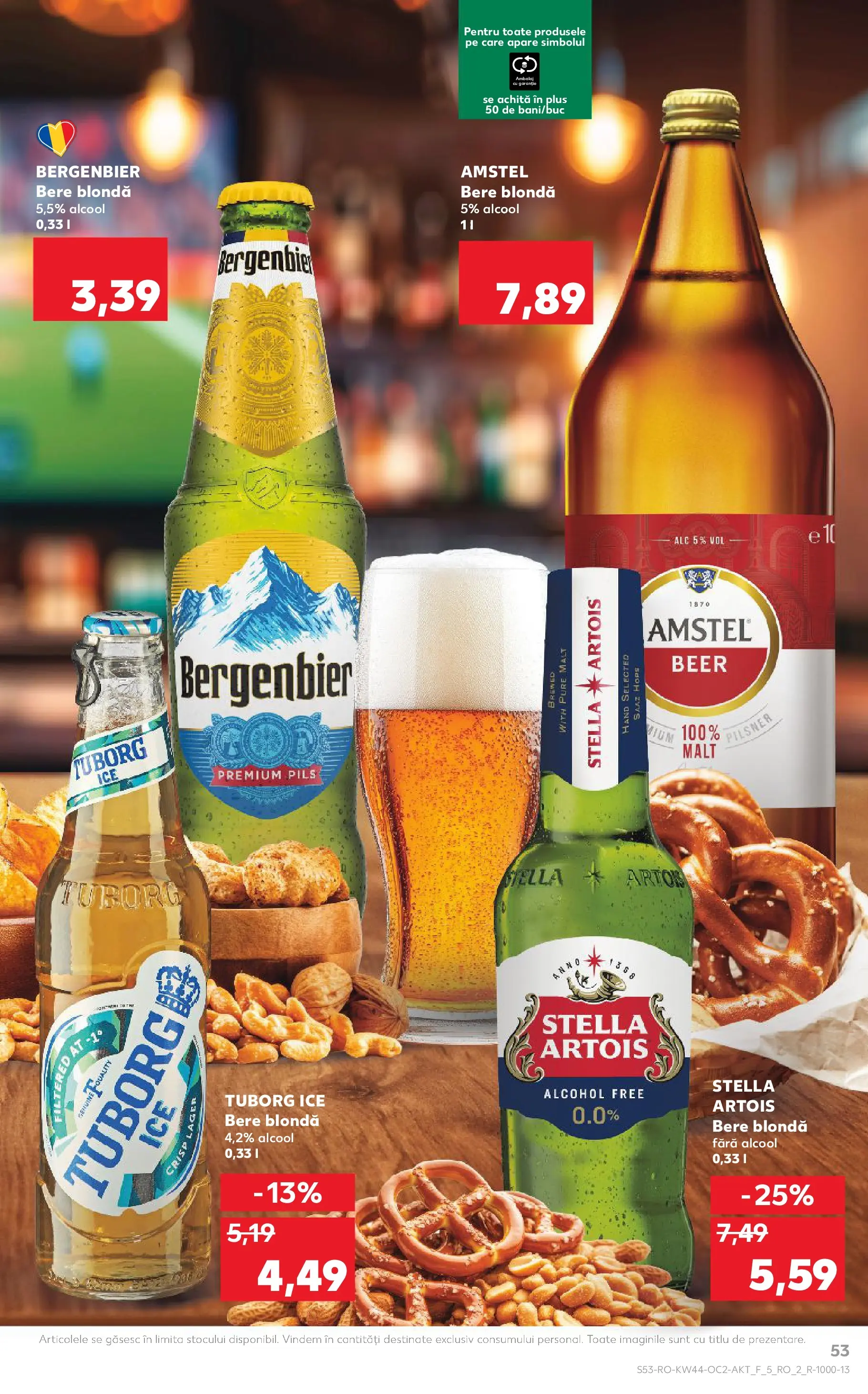 Catalog Kaufland 29 Octombrie - 3 Noiembrie 2025 | Pagina 53 | Produse: Bere, Plastik Kulübe