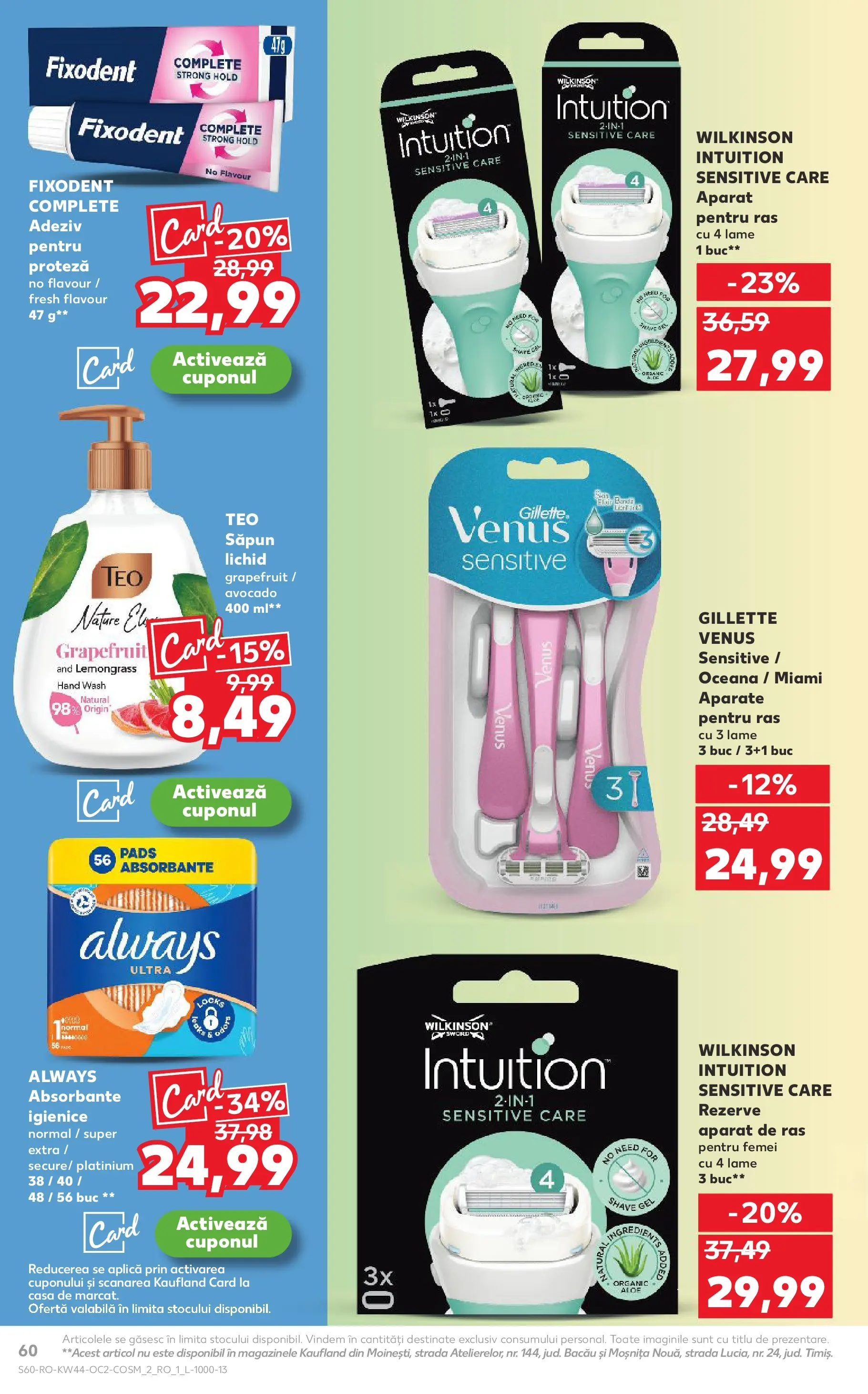 Catalog Kaufland 29 Octombrie - 3 Noiembrie 2025 | Pagina 60 | Produse: Aparat De Ras, Adeziv, Săpun lichid, Avocado