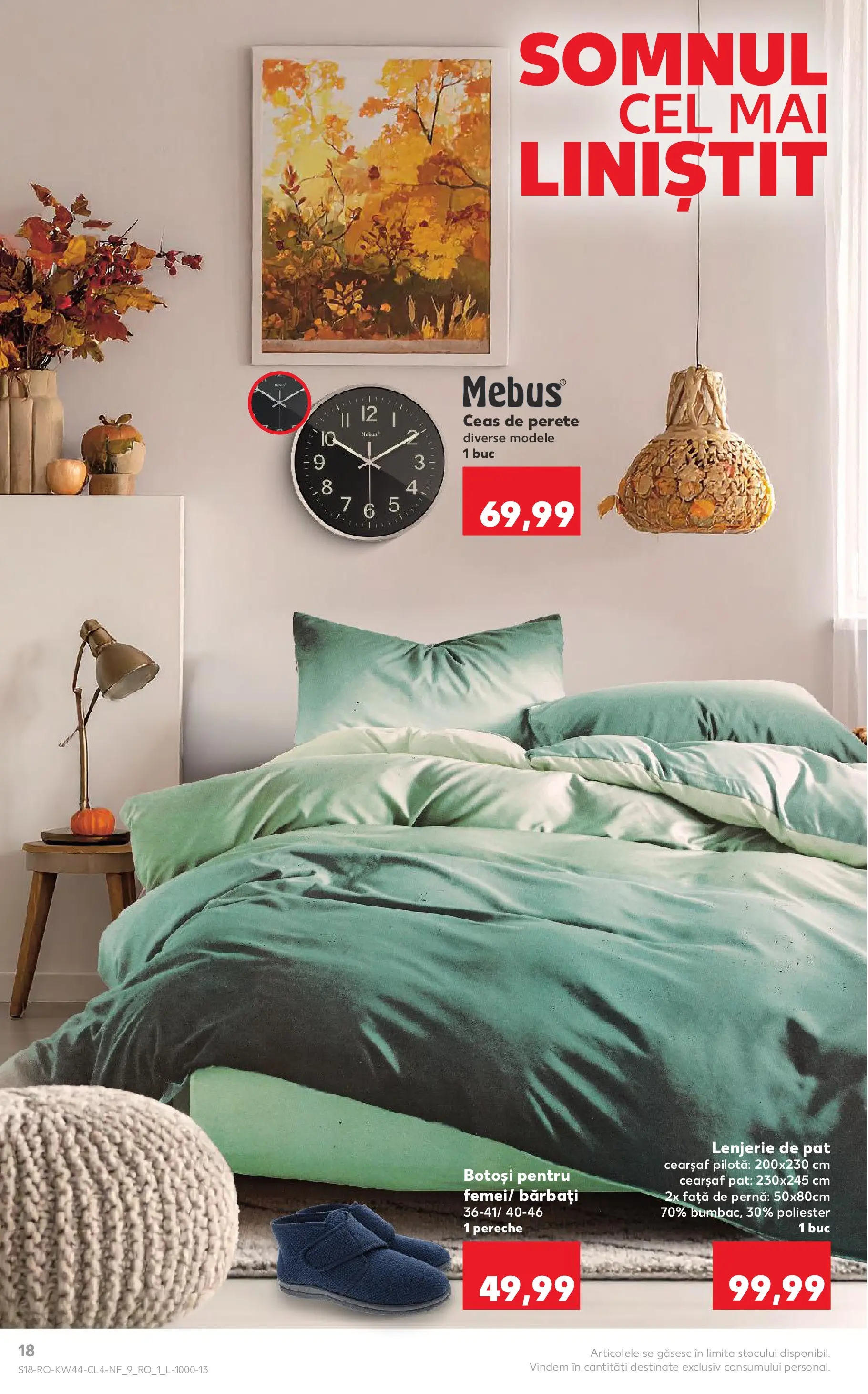 Catalog Kaufland 29 Octombrie - 3 Noiembrie 2025 | Pagina 18 | Produse: Ceas, Pat, Pilotă, Față de pernă