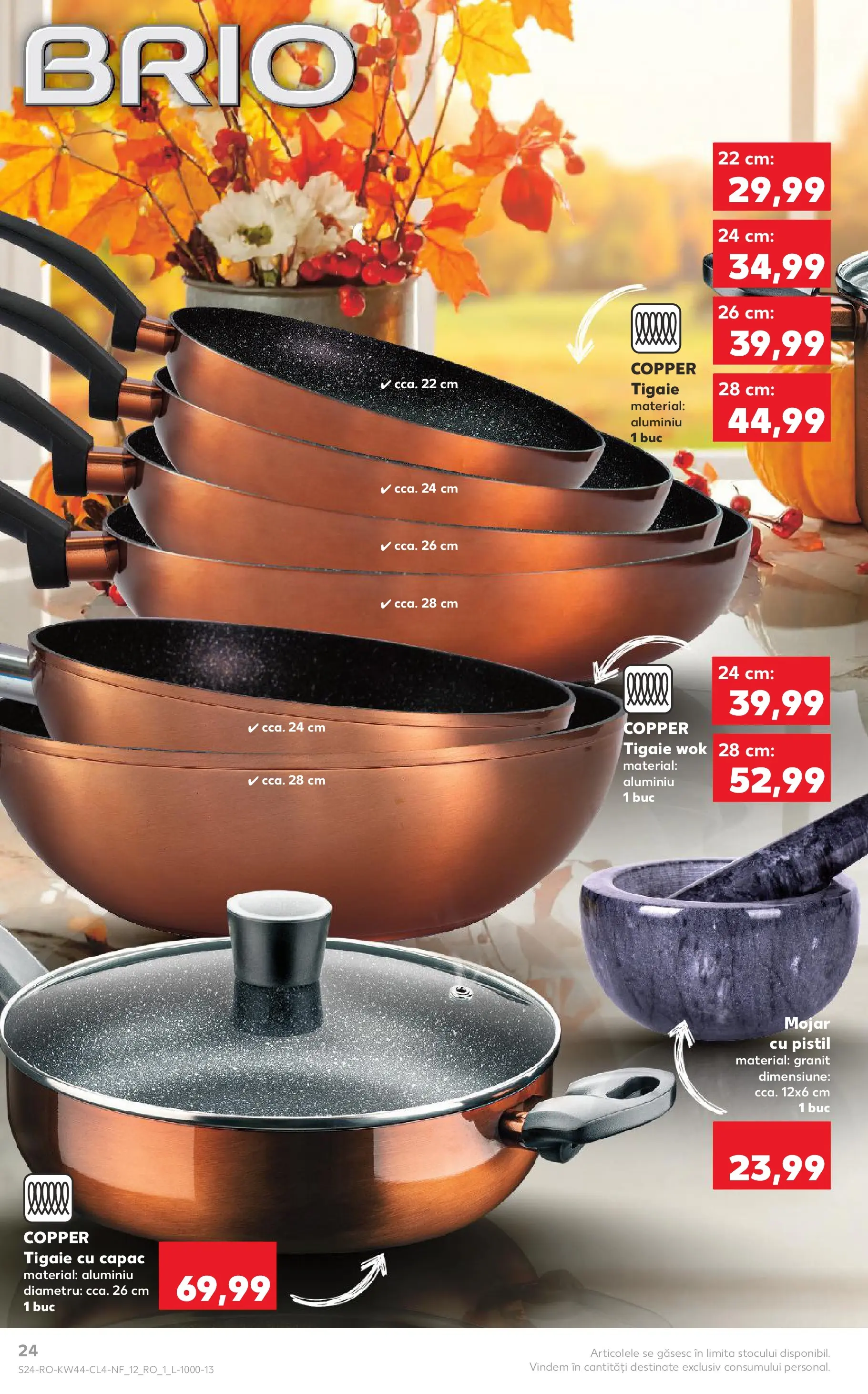 Catalog Kaufland 29 Octombrie - 3 Noiembrie 2025 | Pagina 24 | Produse: Tigaie, Mortar