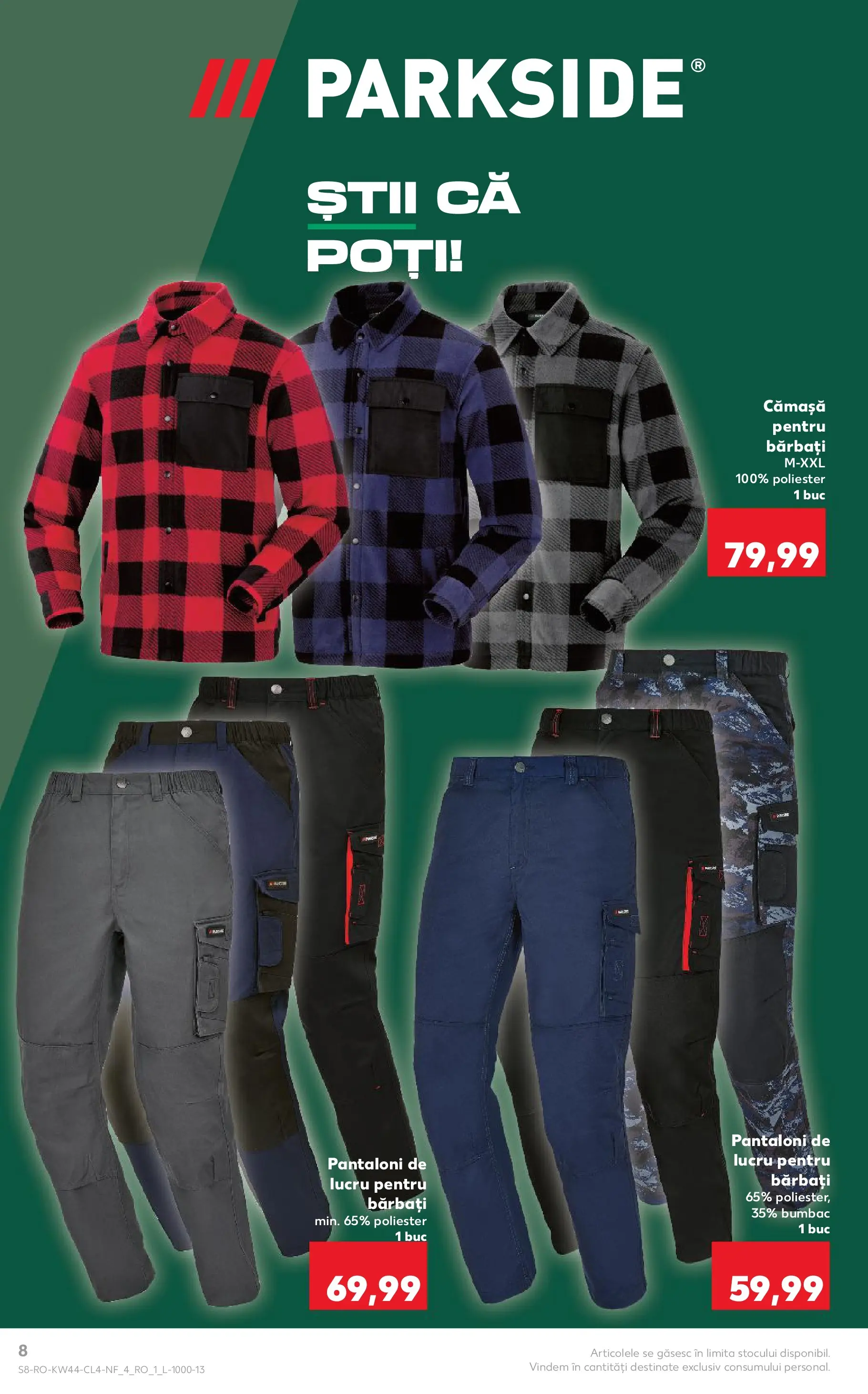 Catalog Kaufland 29 Octombrie - 3 Noiembrie 2025 | Pagina 8 | Produse: Pantaloni