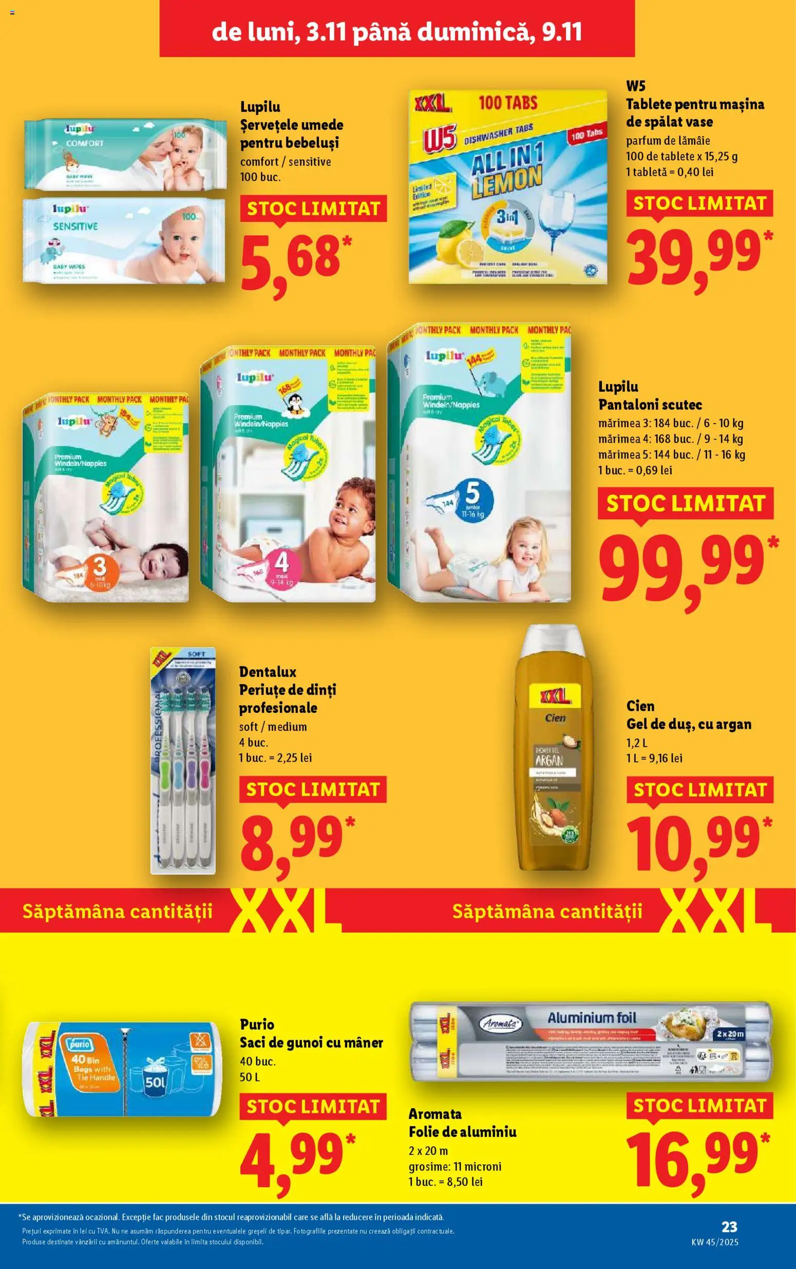 Catalog LIDL 3 - 8 Noiembrie 2025 | Pagina 23 | Produse: Mașină De Spălat, Parfum, Șervețele umede, Lămâie