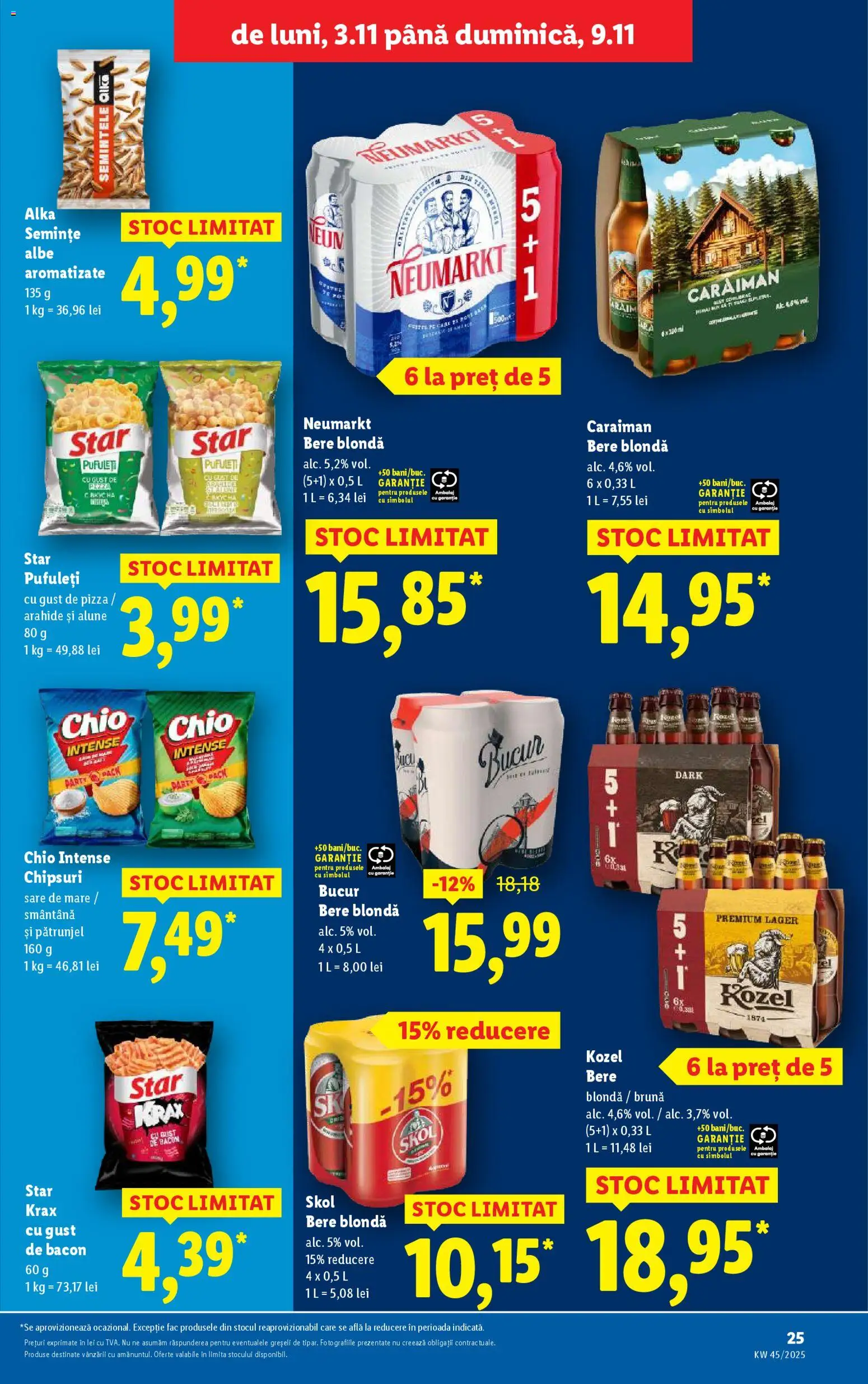 Catalog LIDL 3 - 8 Noiembrie 2025 | Pagina 25 | Produse: Arahide, Alune, Bere, Sare